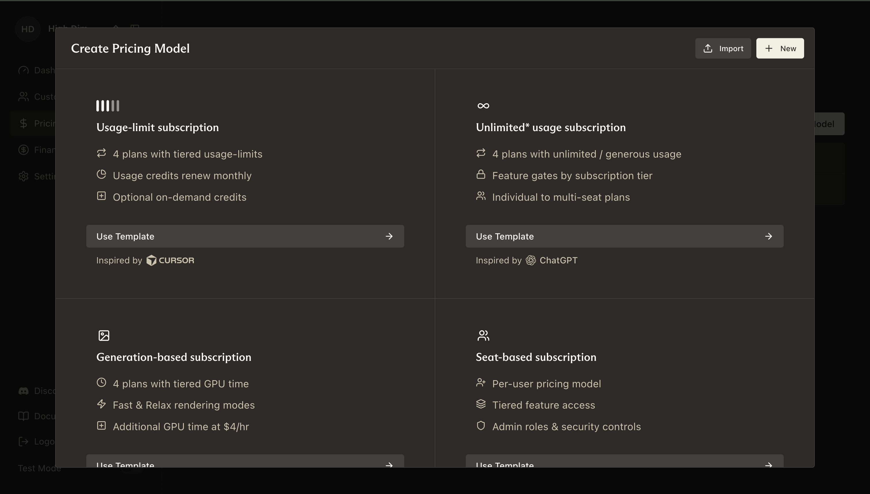 Flowglad screenshot 2