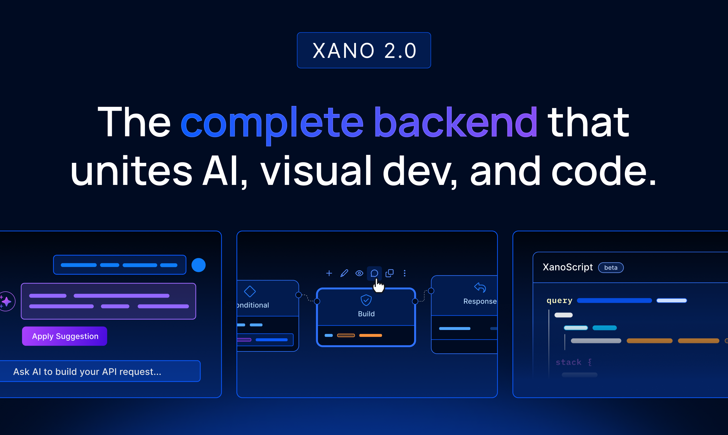 Xano 2.0 screenshot 1