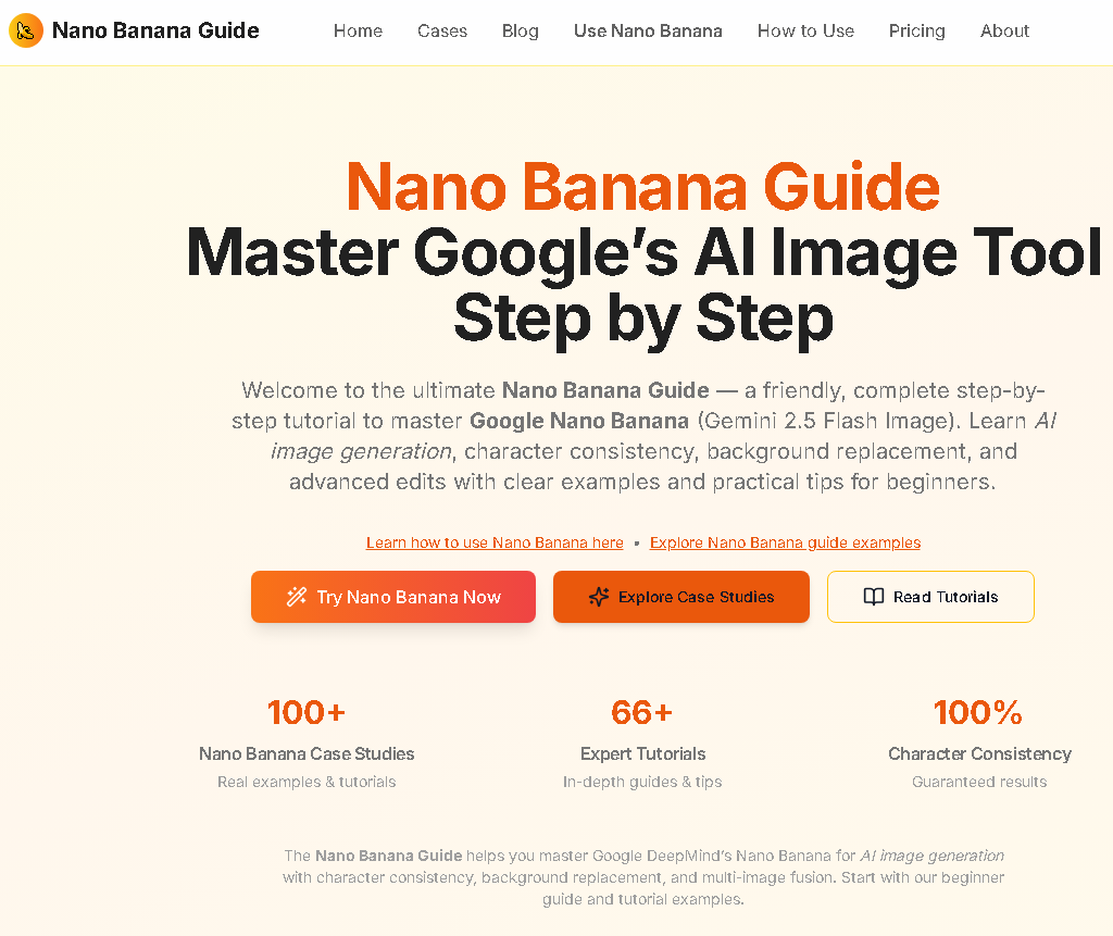 Nano Banana Guide screenshot 1