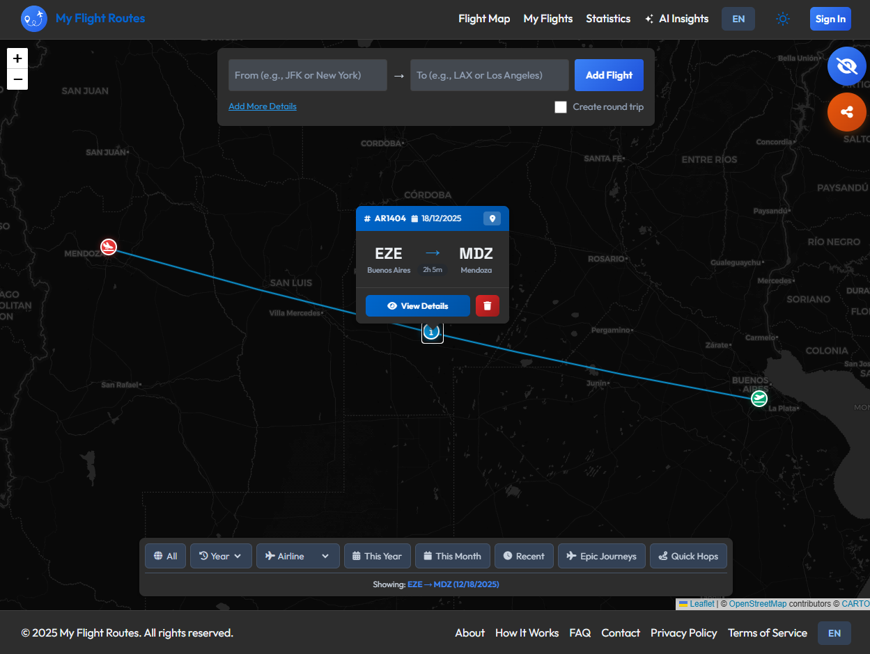 My Flight Routes screenshot 8
