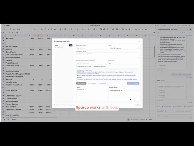 Sparkco AI Sheets screenshot 1