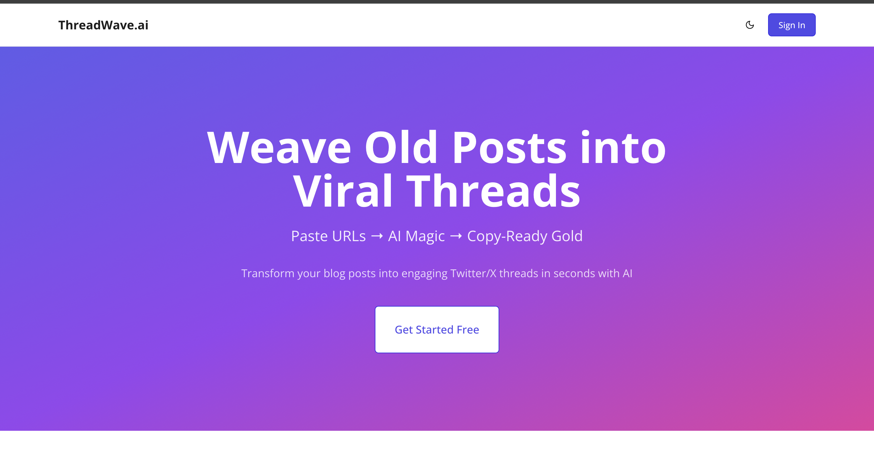ThreadWave.ai screenshot 1