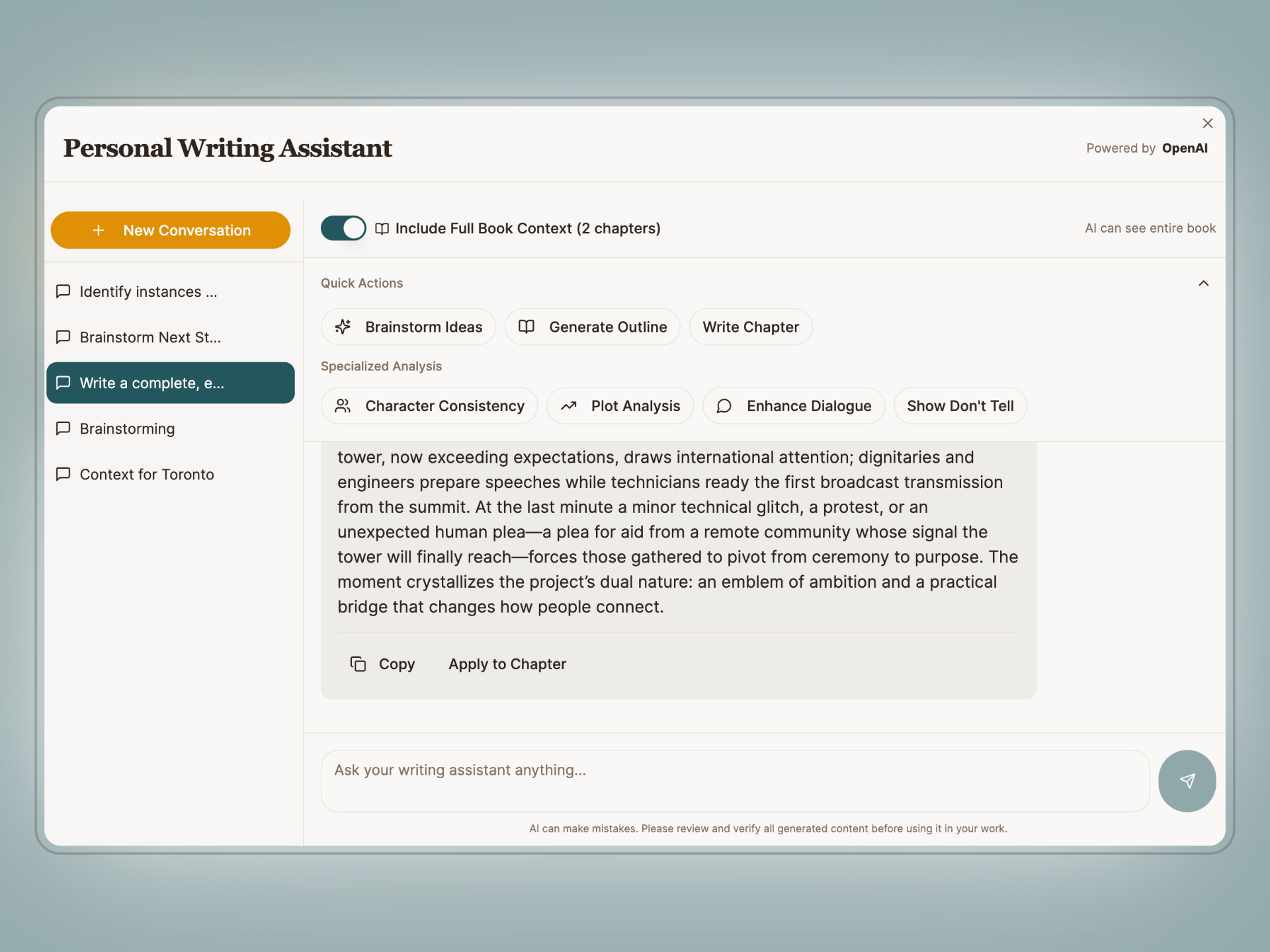 WriterCasa screenshot 5