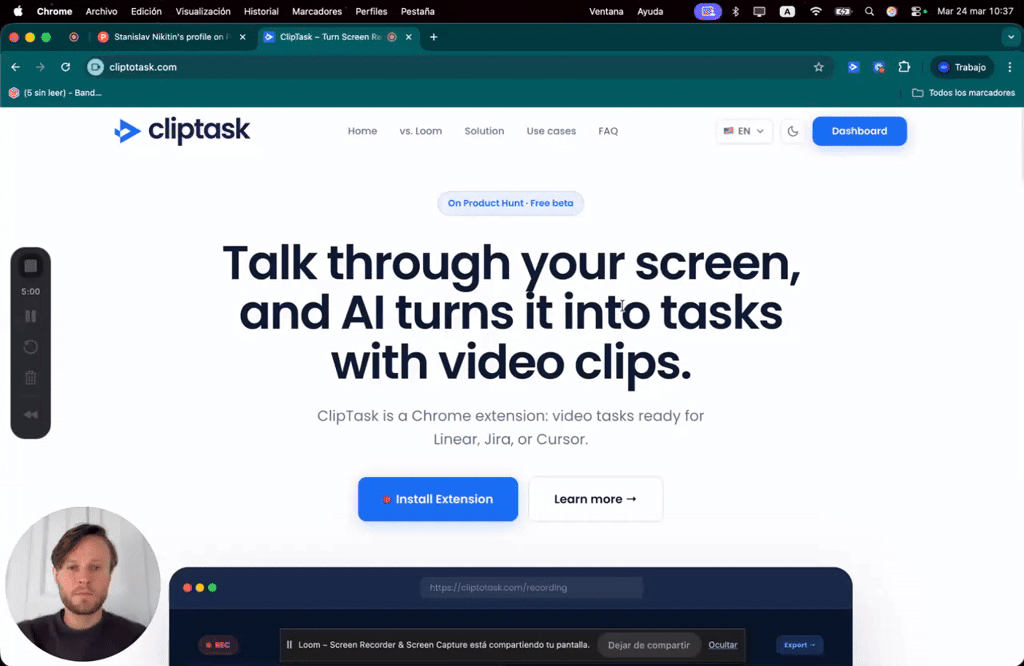 ClipTask screenshot 1