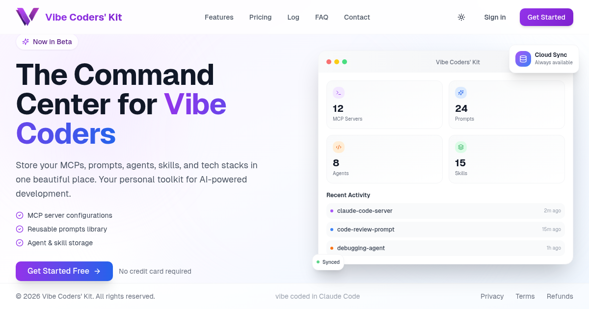 Vibe Coders' Kit screenshot 1