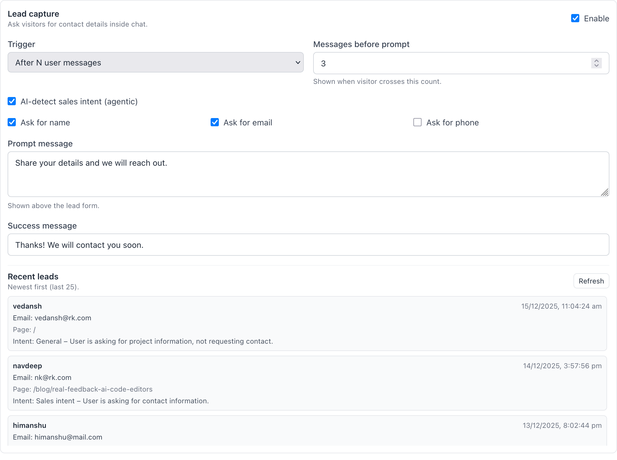 Linked2web screenshot 2