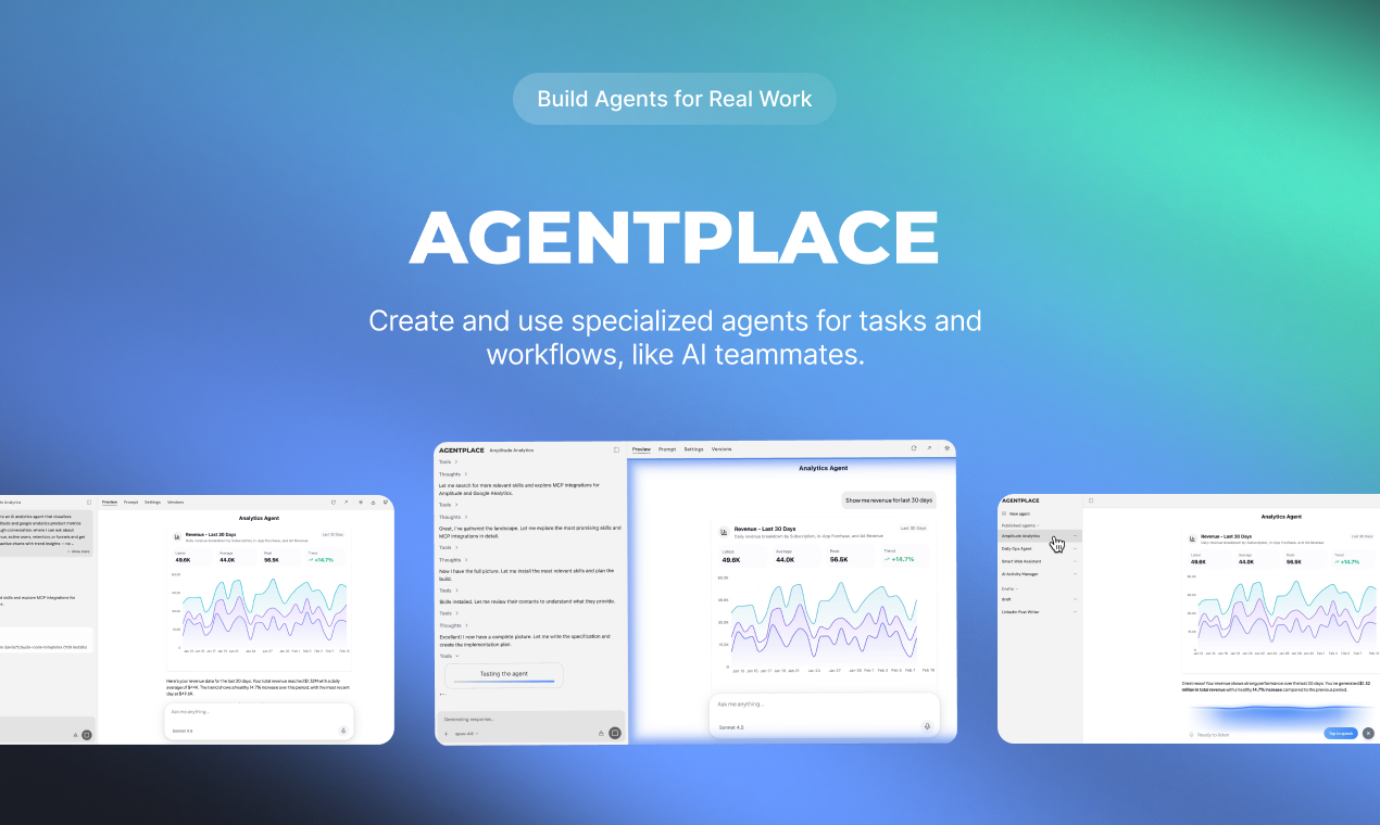 Agentplace AI Agents screenshot