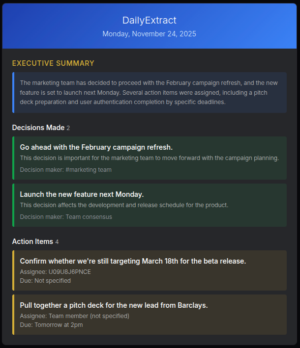 DailyExtract screenshot 3