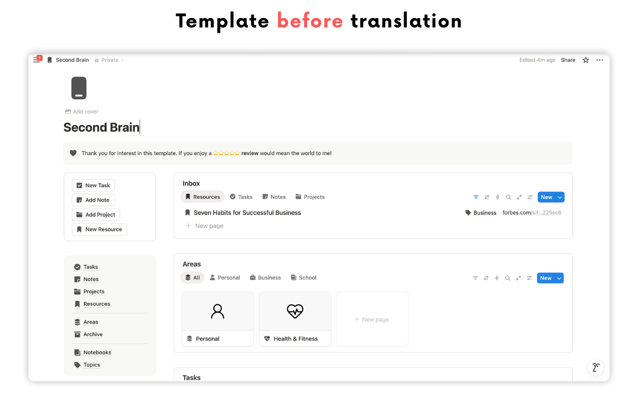 Notion Translator screenshot 3