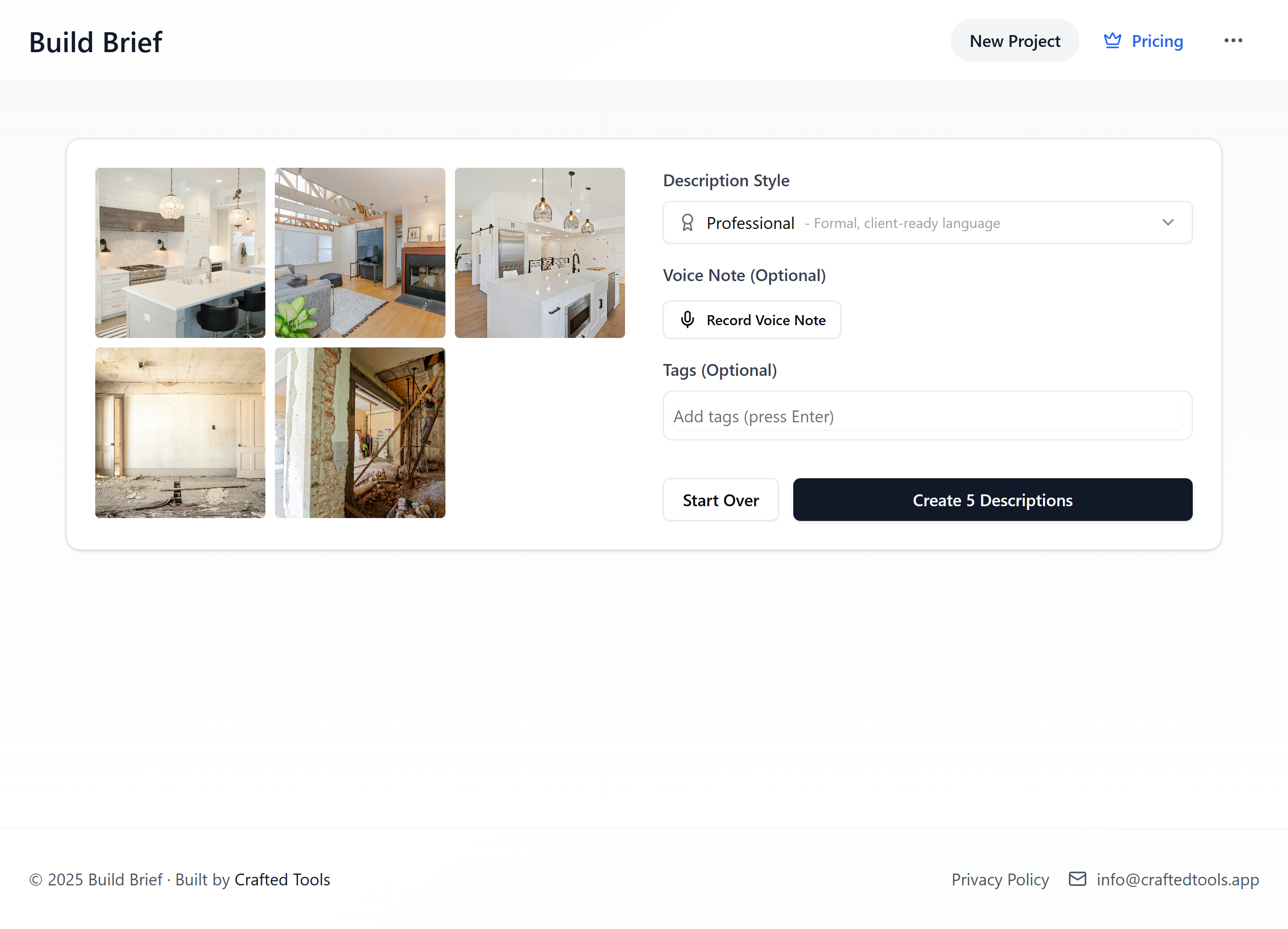 Build Brief screenshot 8