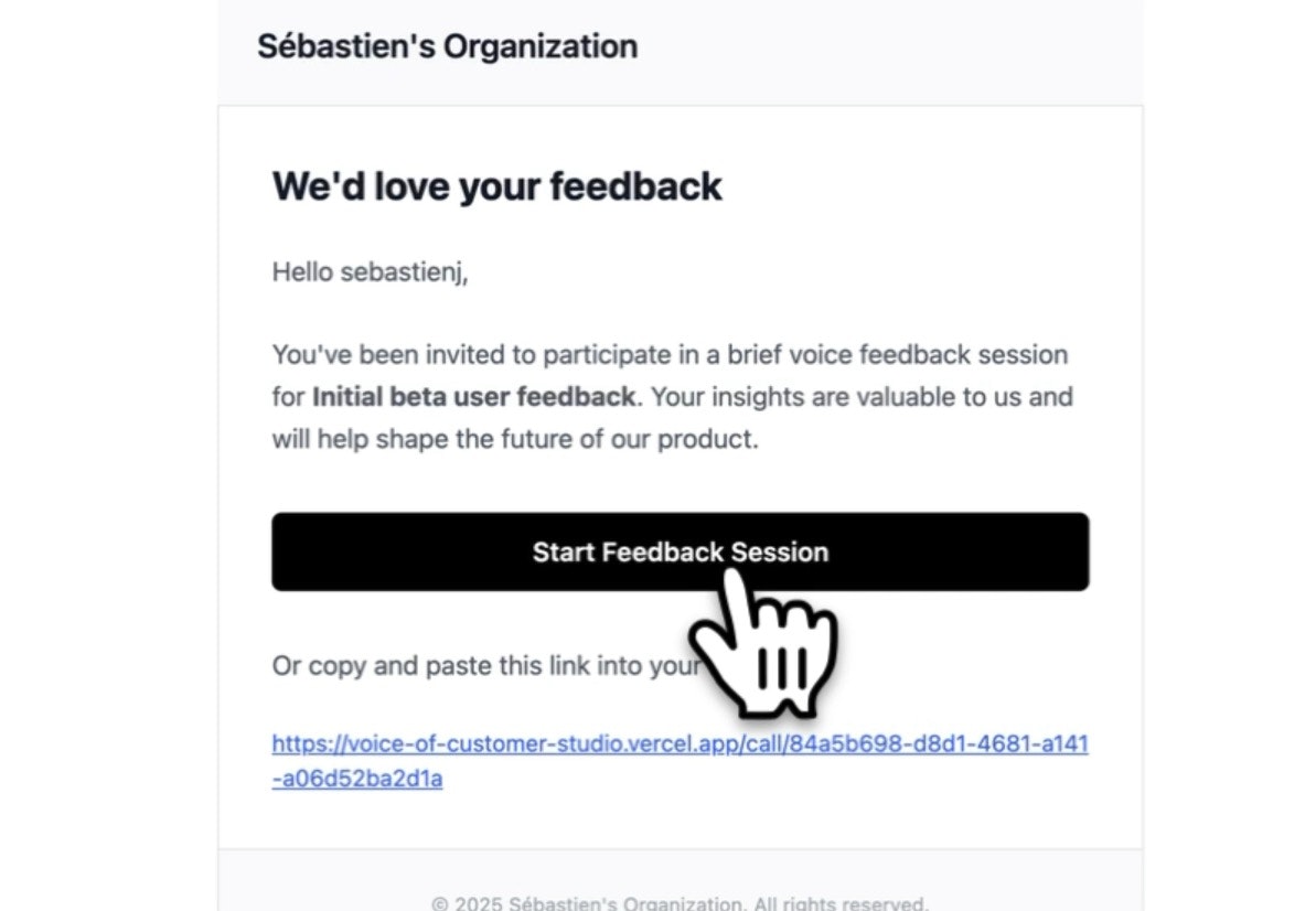 Voice of Customer Studio screenshot 3