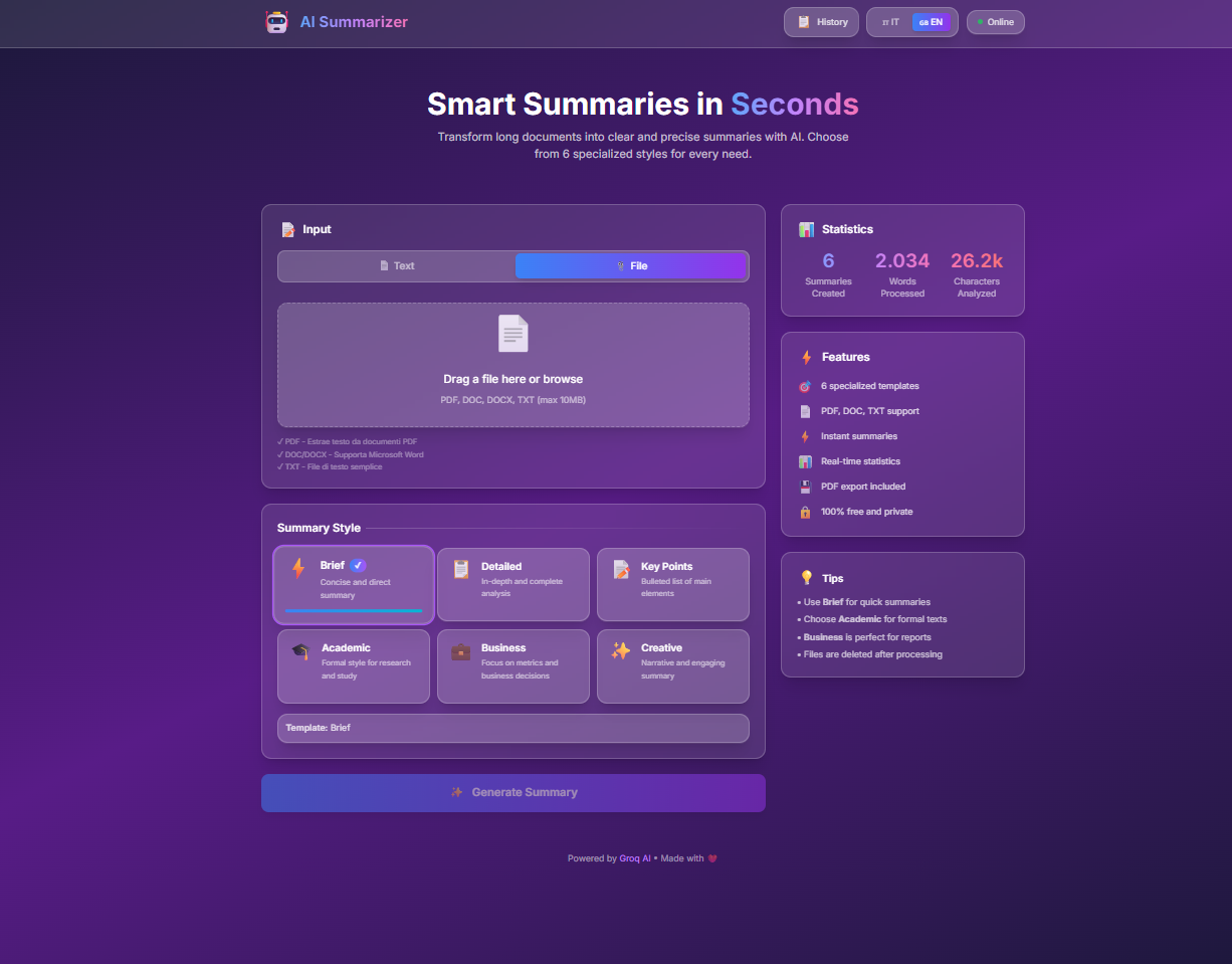AI Summarizer screenshot 4