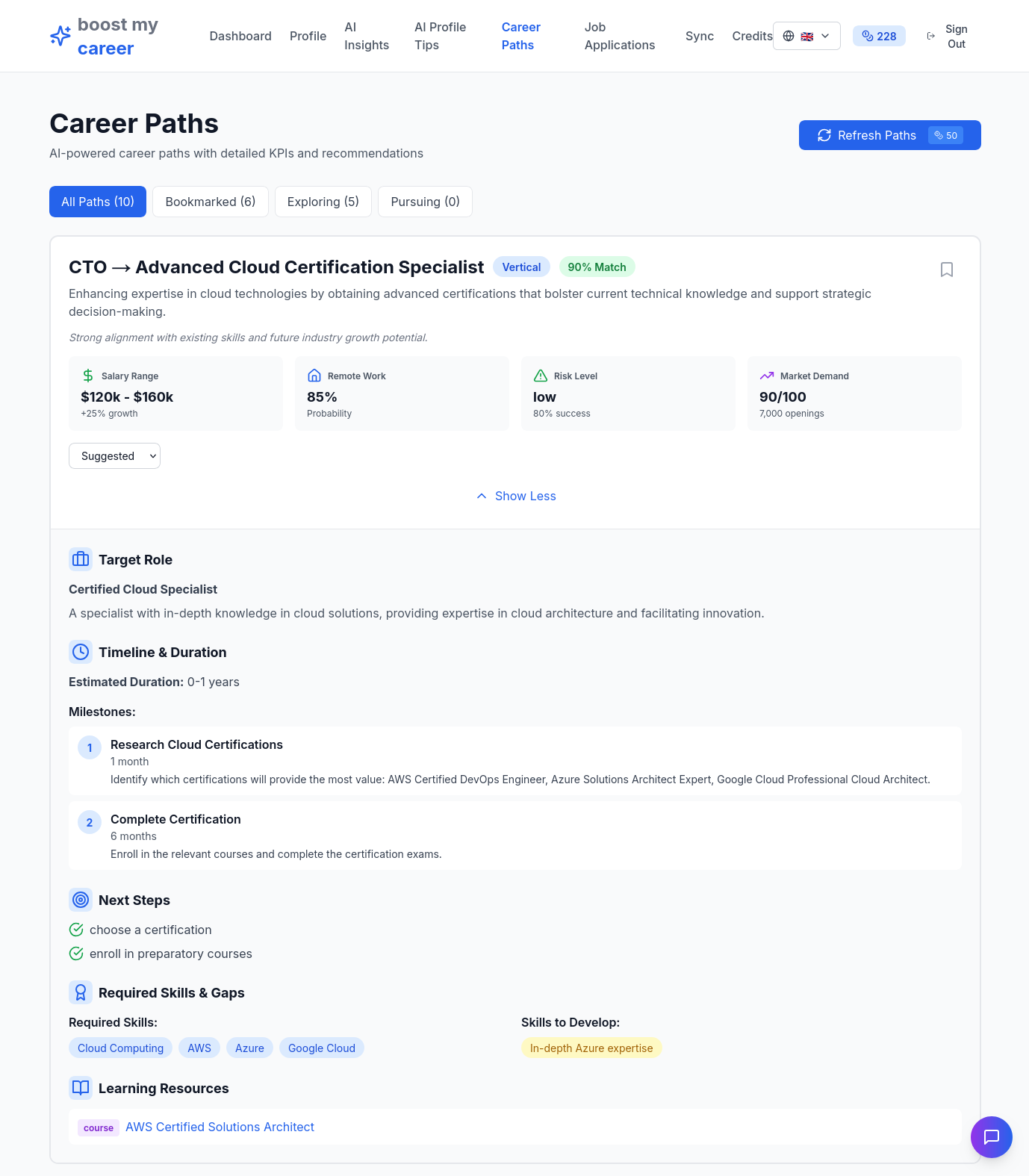 Boost My Career screenshot 2