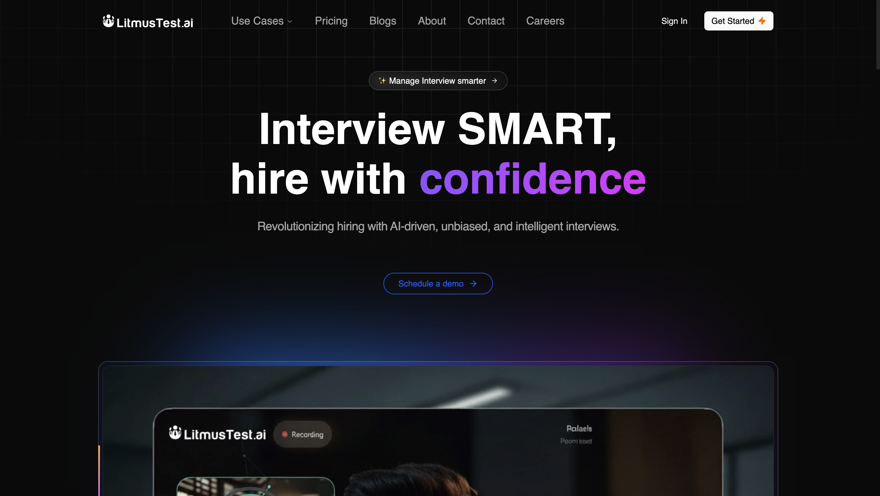 Litmustest.ai screenshot 2