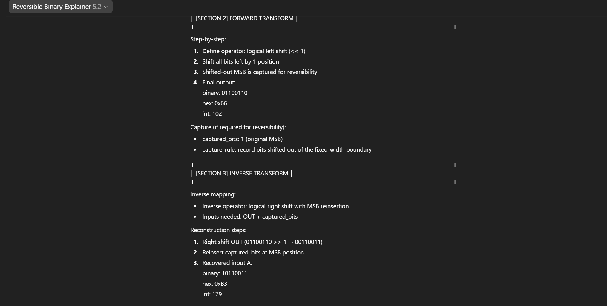 Reversible Binary Explainer screenshot 41