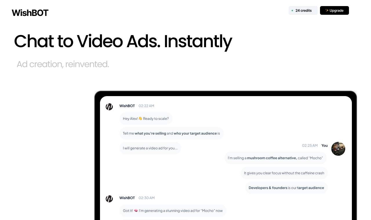 WishBOT screenshot 1