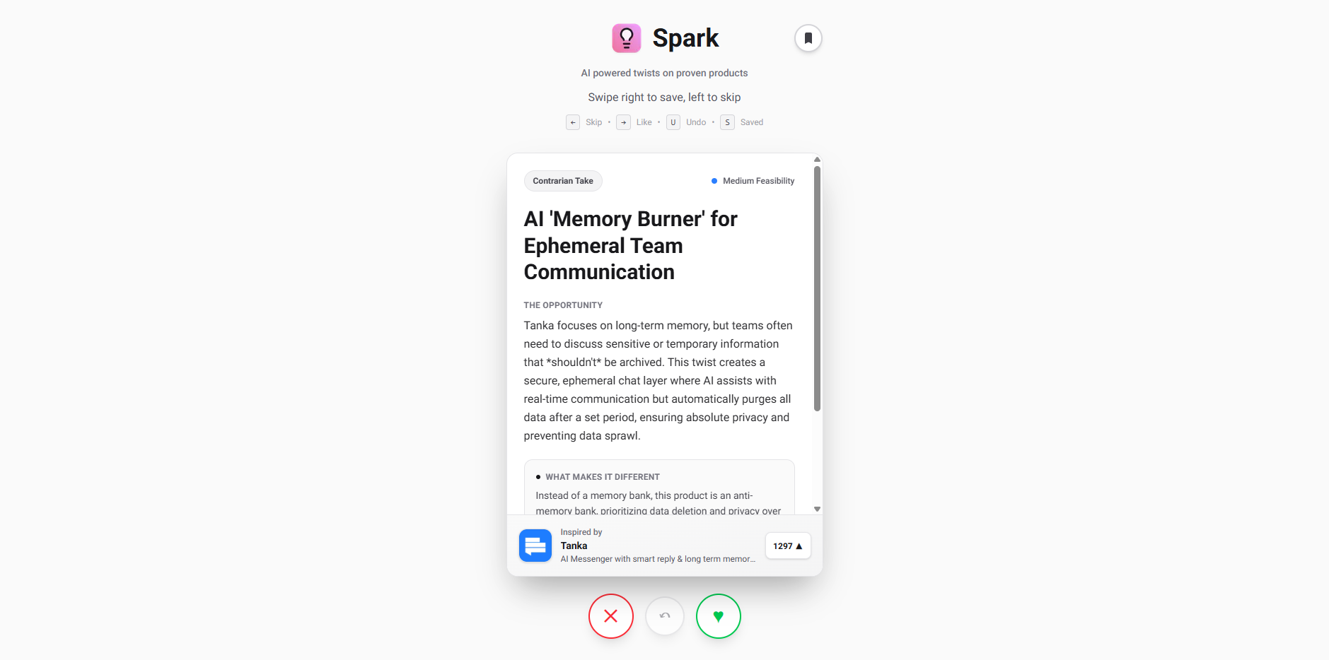 Spark screenshot 1