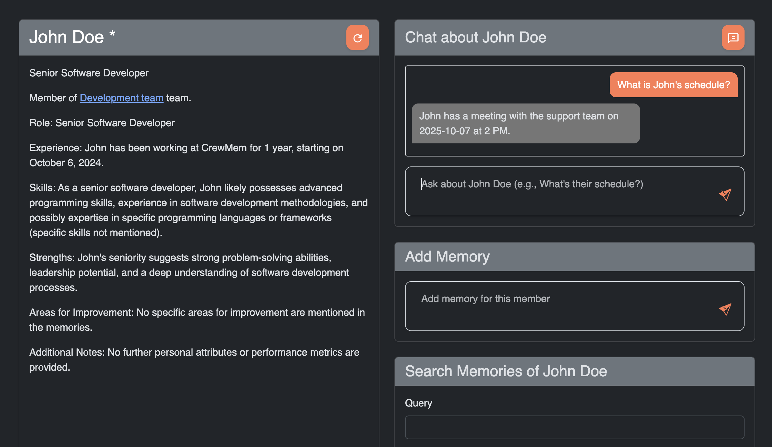 CrewMem screenshot 3