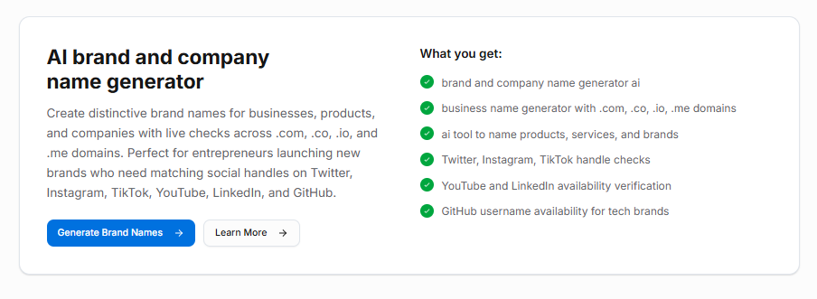 NameItGenie.ai screenshot 5