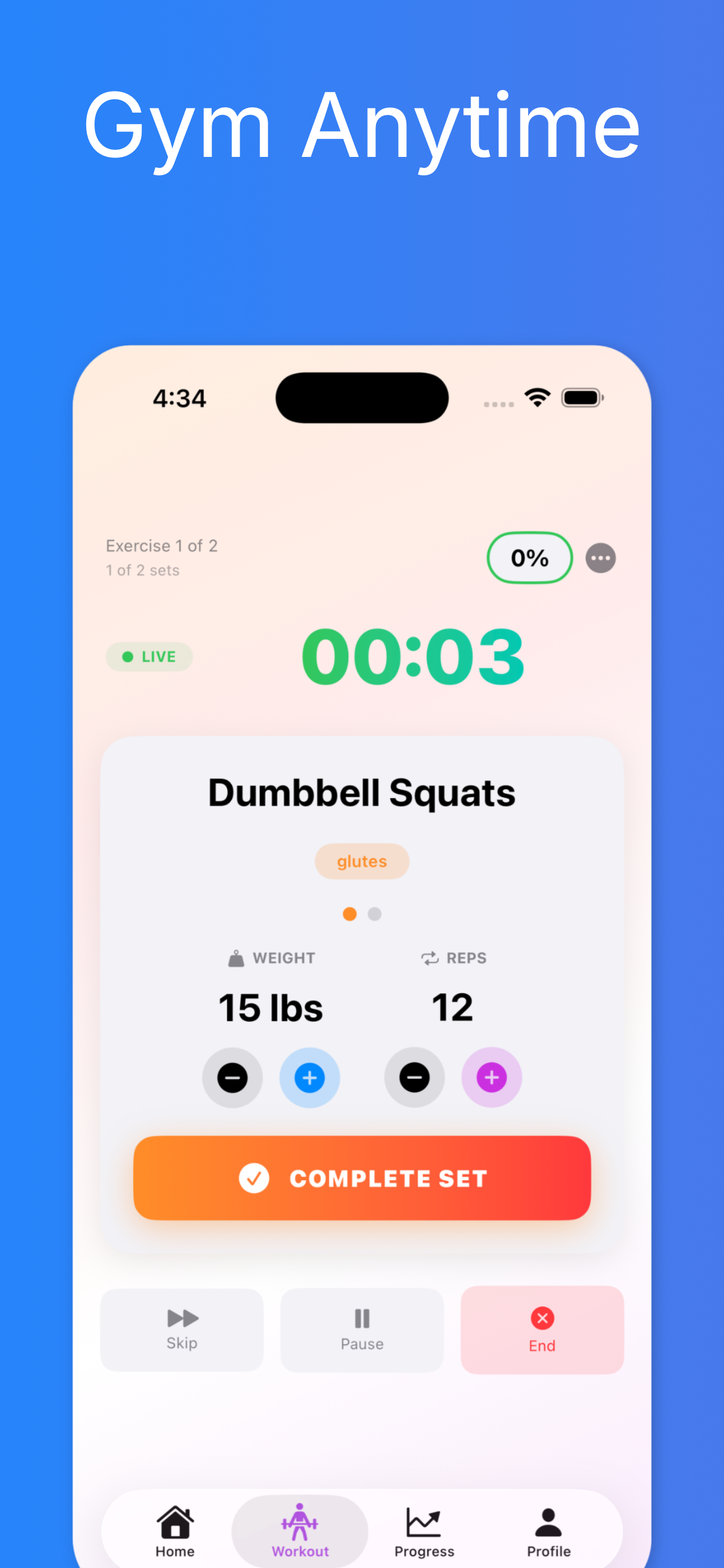 Gain - AI-Powered Home Workout Planner screenshot 2