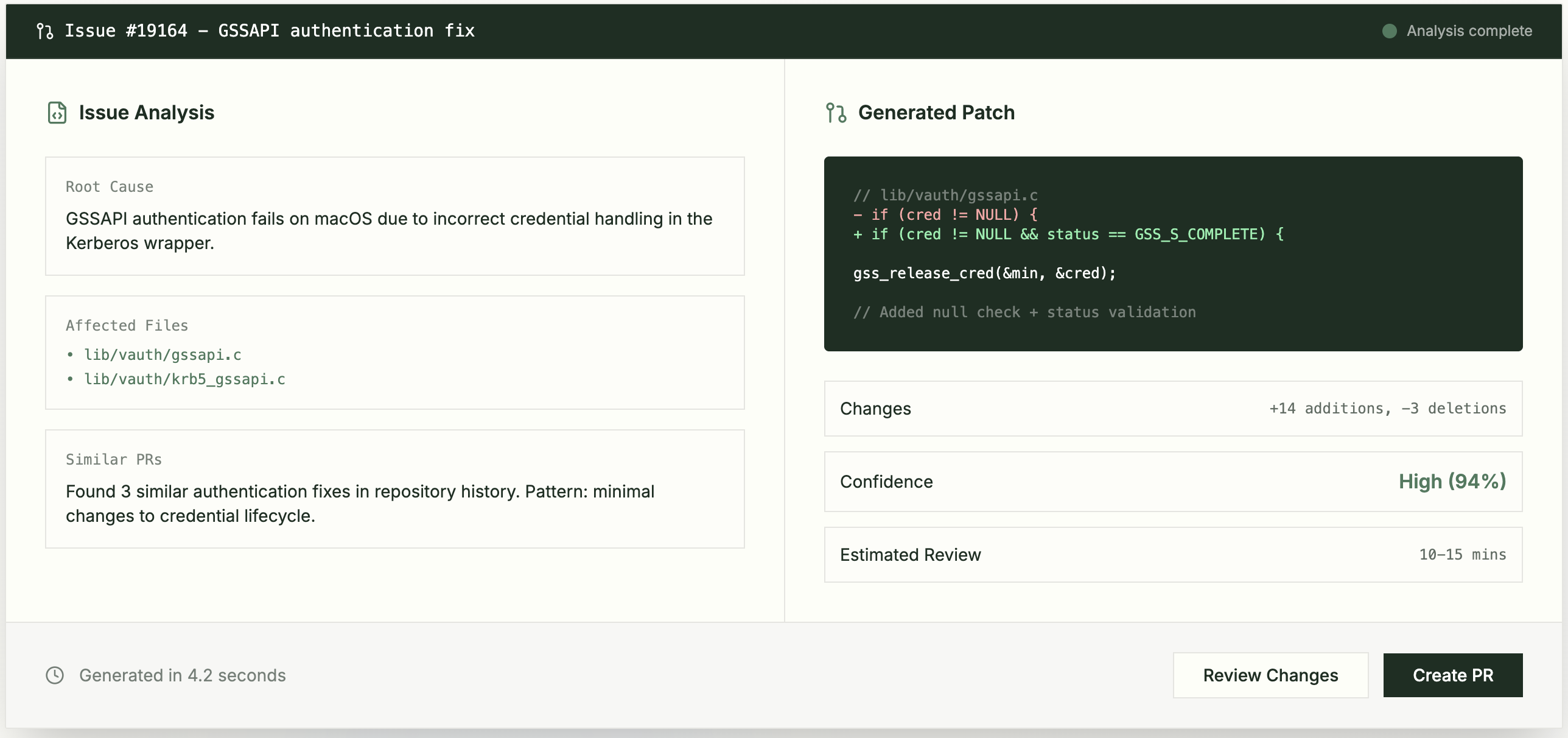 AutoCommit screenshot 1