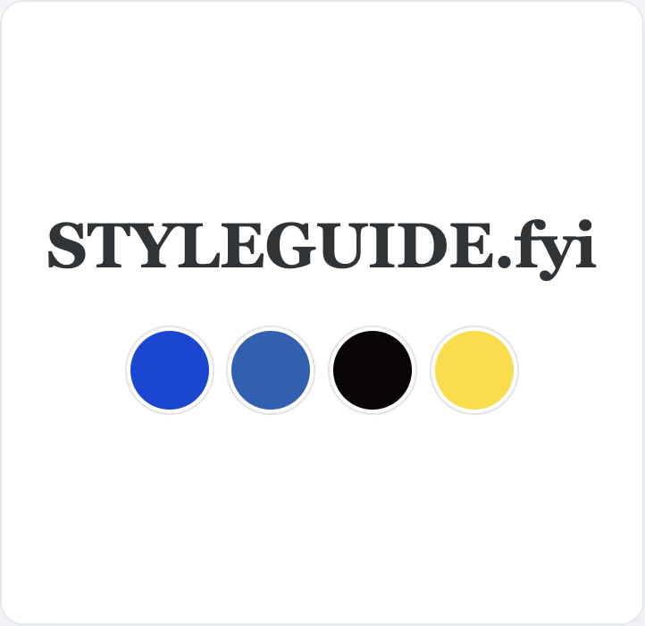 styleguide.fyi alpha