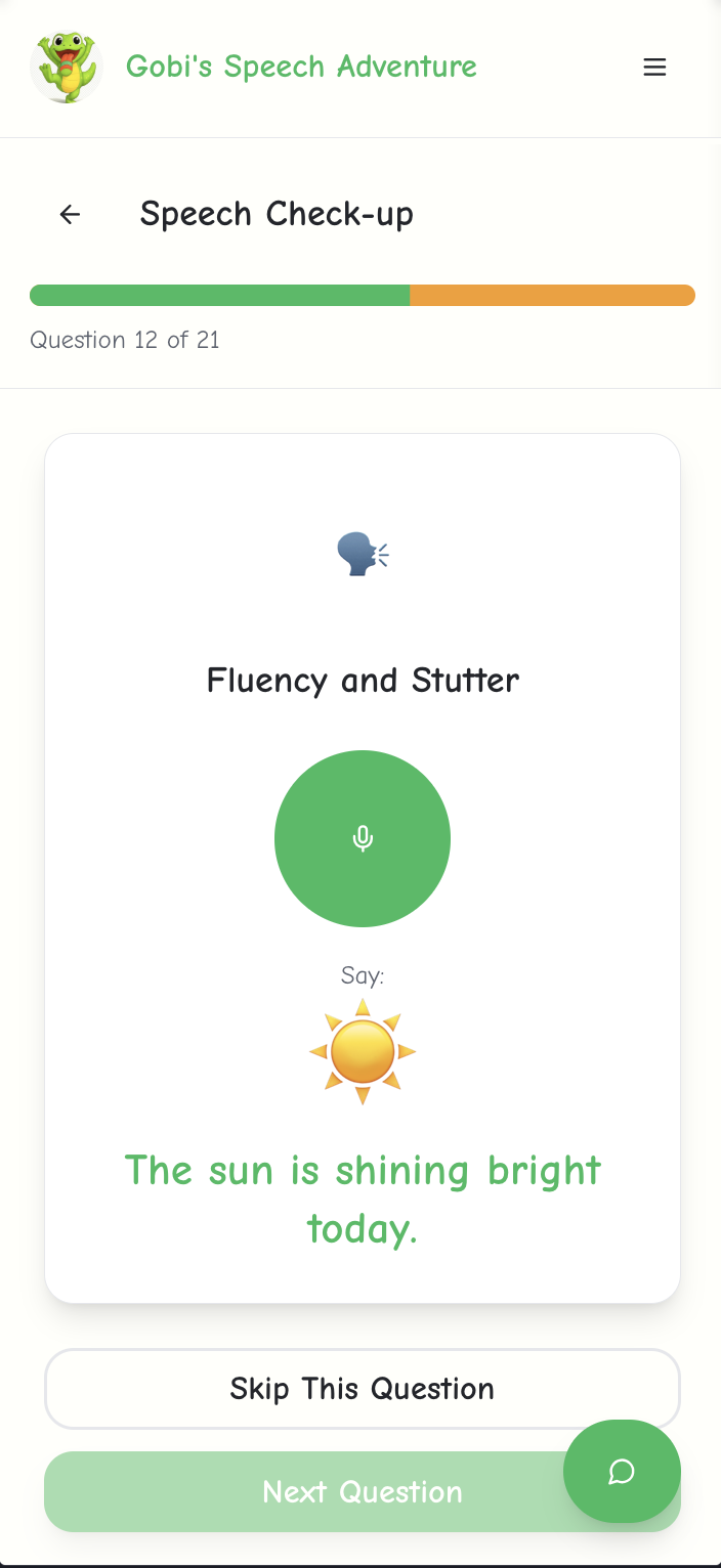 GobiSpeech: AI Powered Speech Therapy screenshot 3
