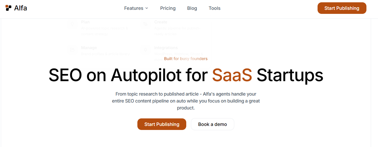 Alfa screenshot 1