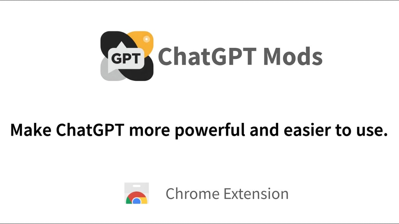 ChatGPT Mods Chrome Extension screenshot 1