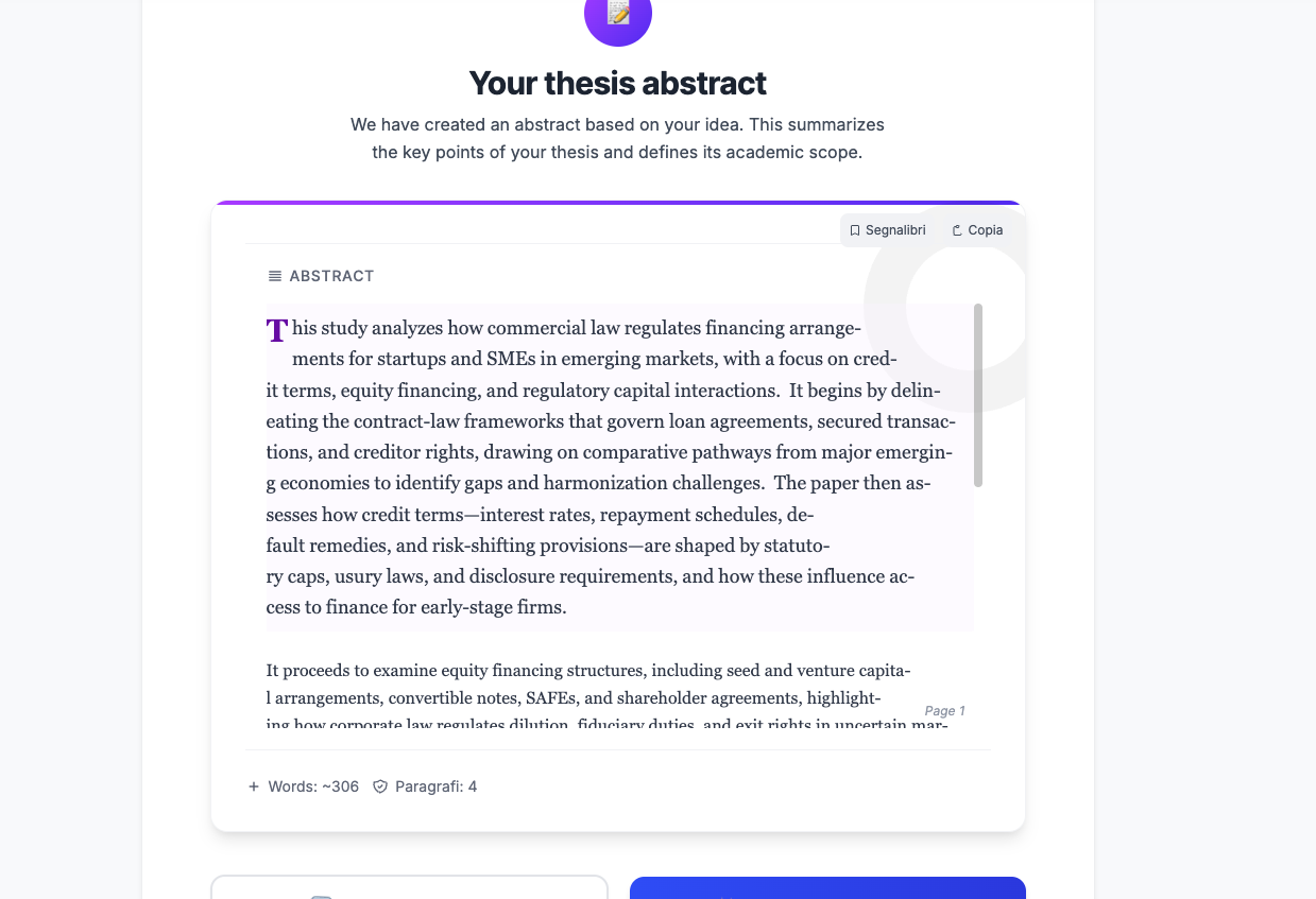 Tesify – Ethical AI for thesis writing screenshot 1