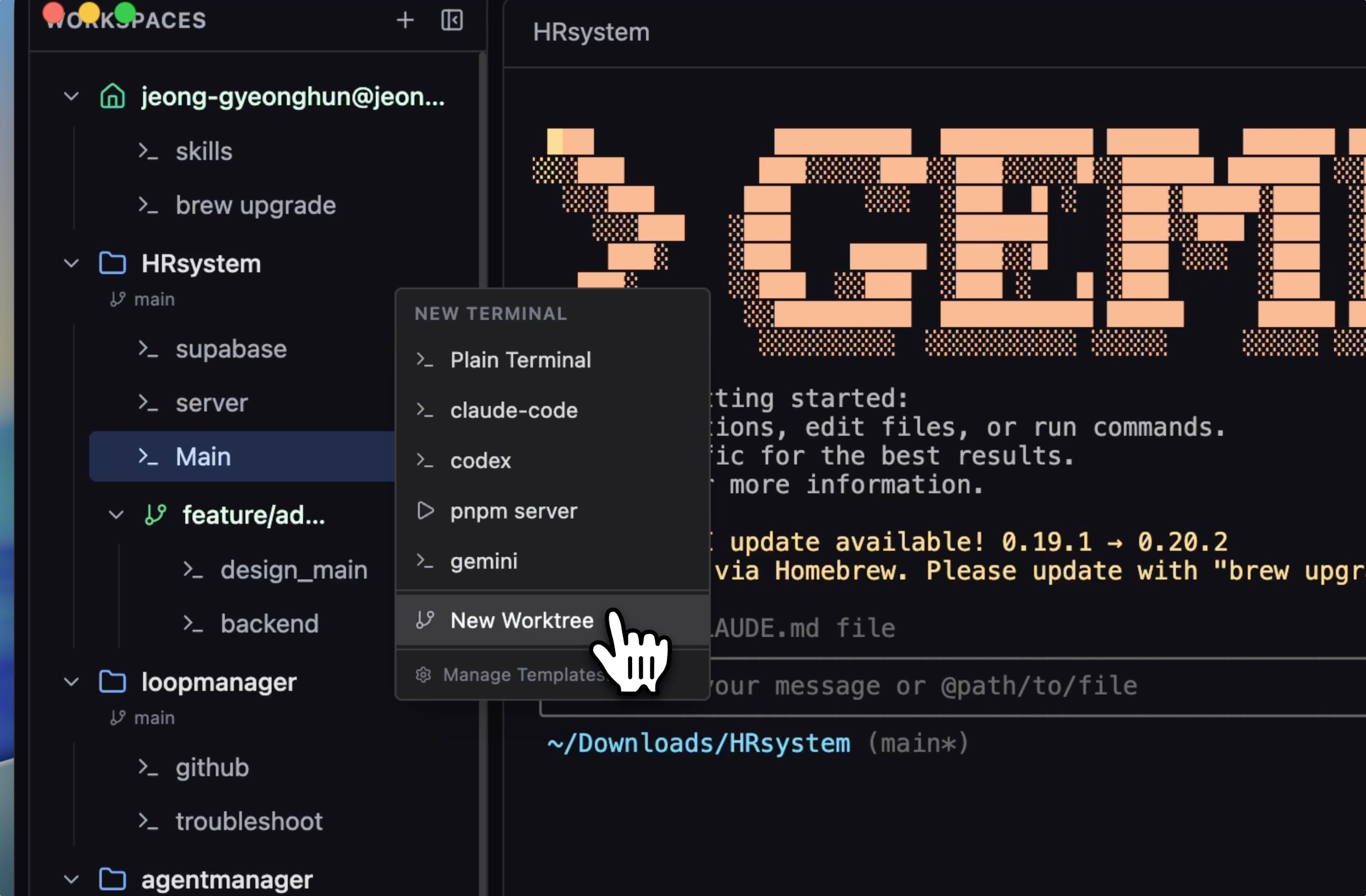 CLI Manager screenshot 4