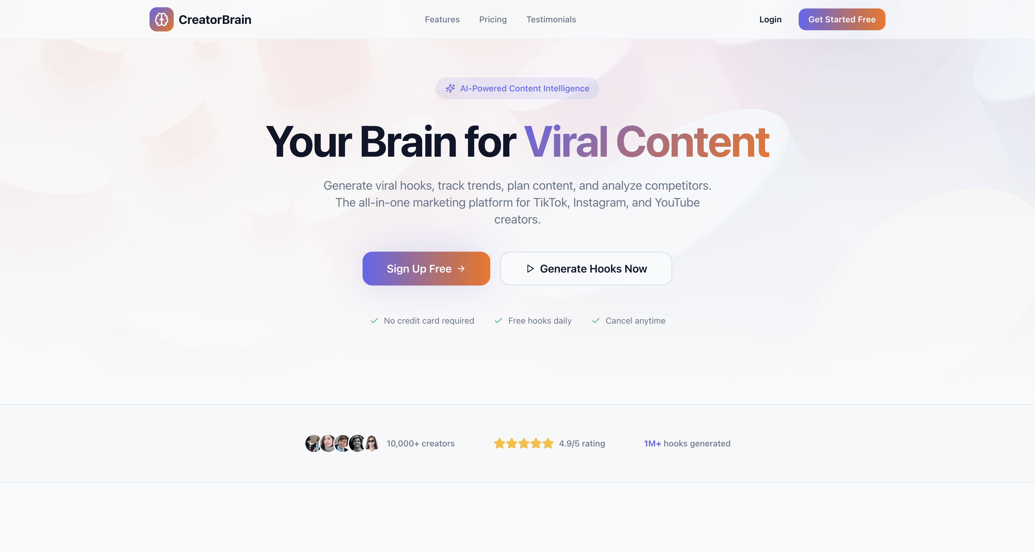CreatorBrain screenshot 1