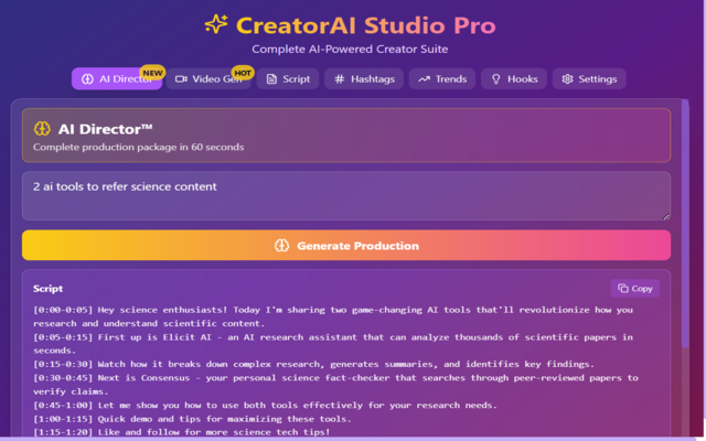 CreatorAI Studio Pro screenshot 3