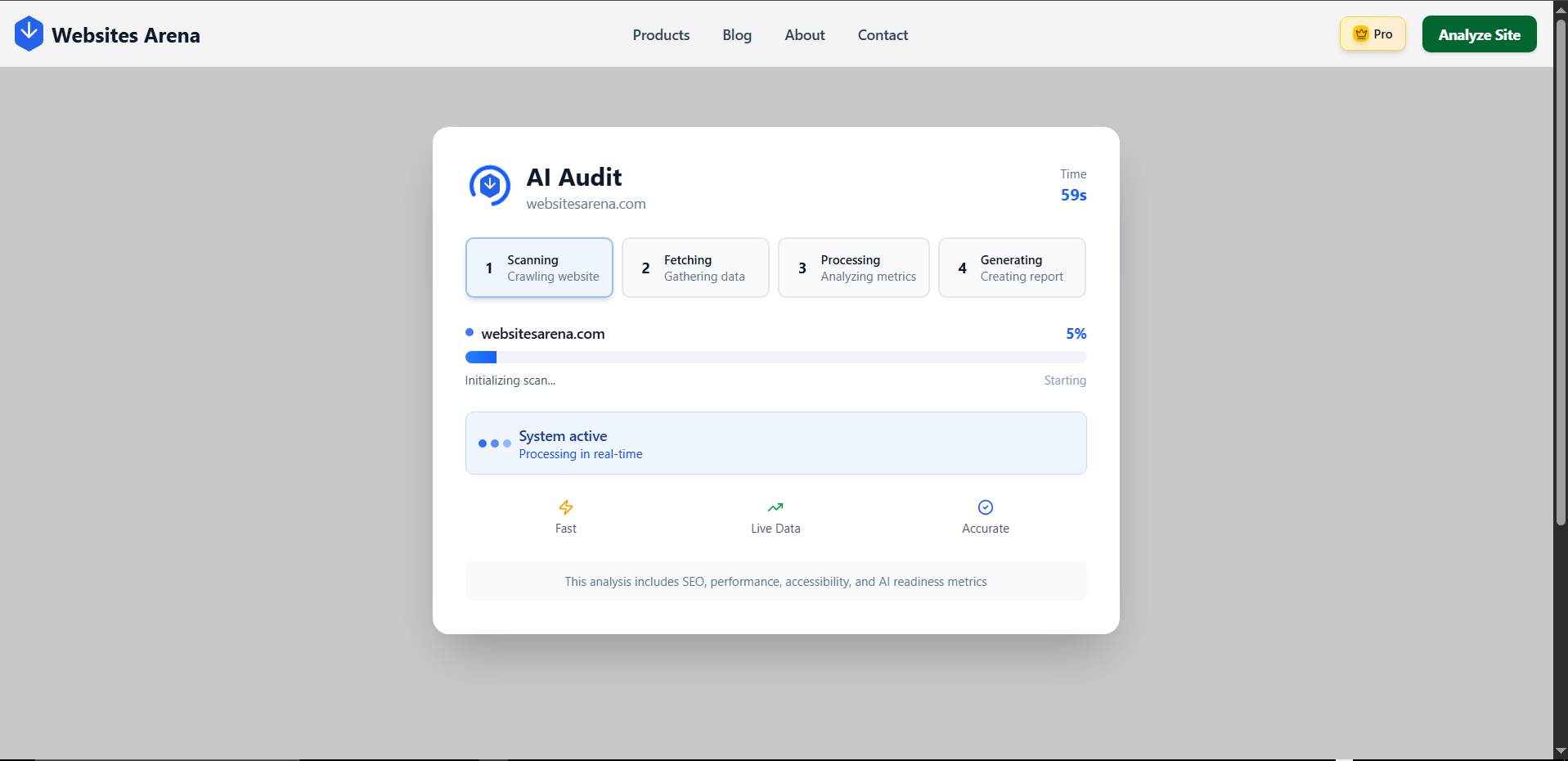 Websites Arena screenshot 4