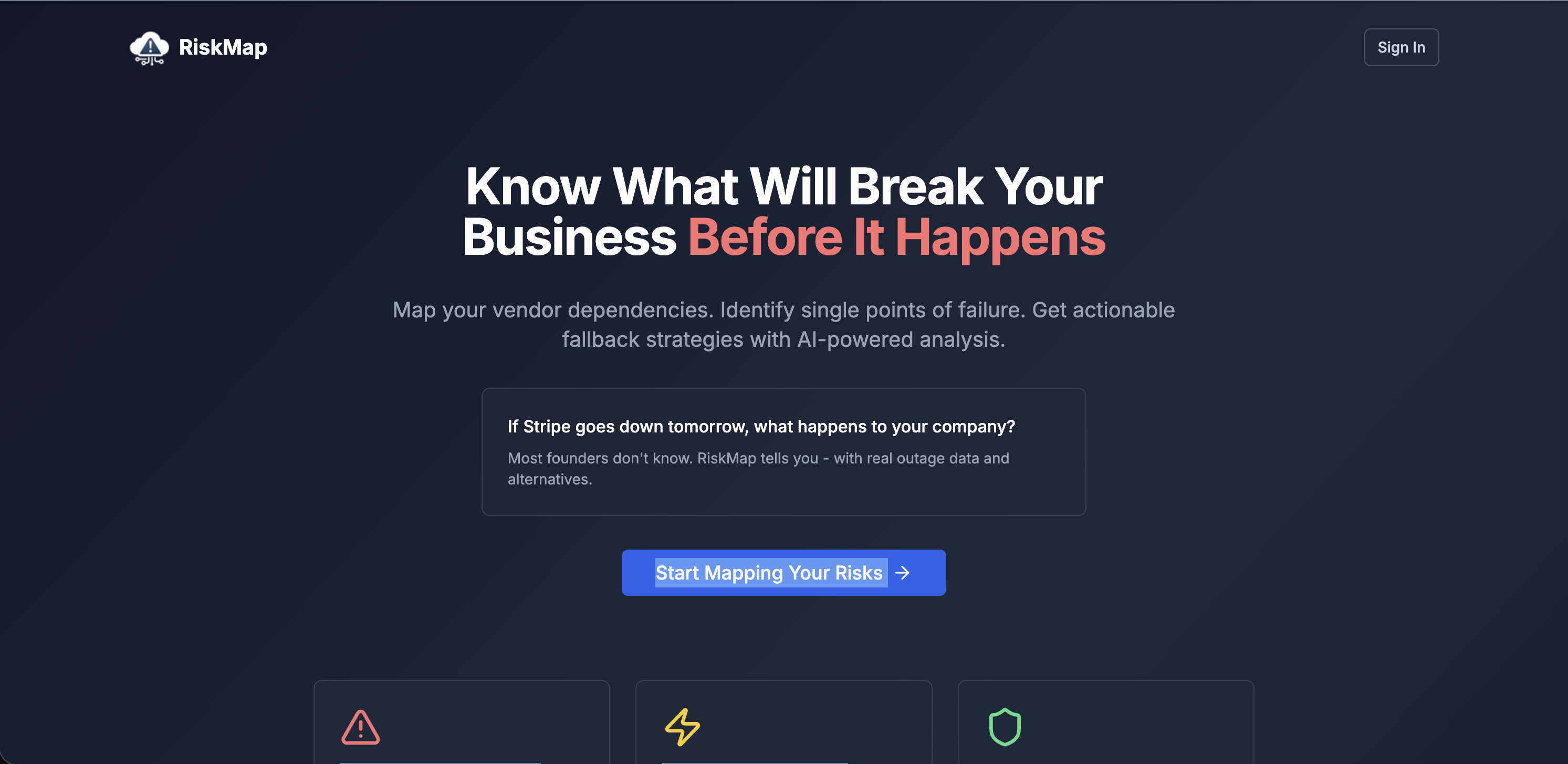 RiskMap screenshot 1