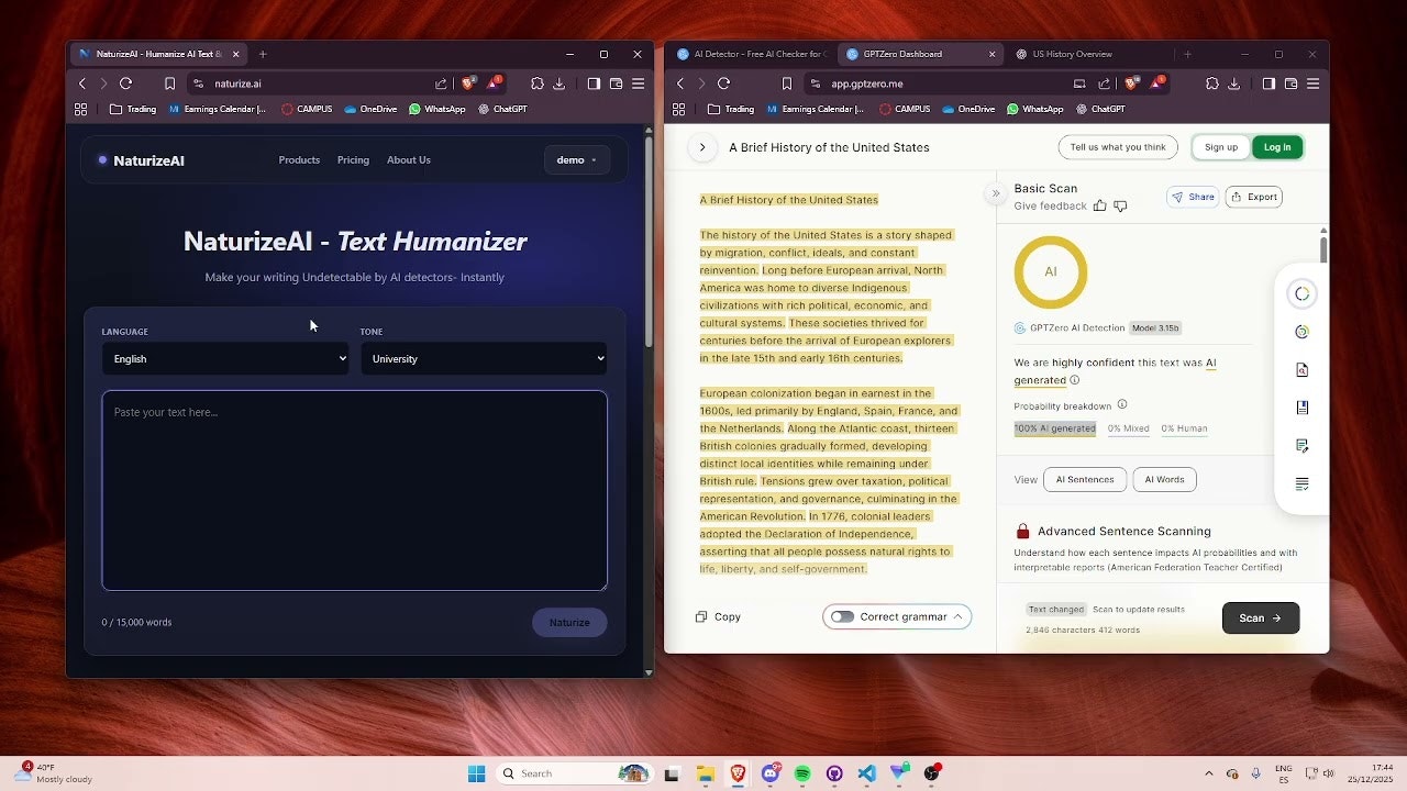 Naturize AI screenshot 1