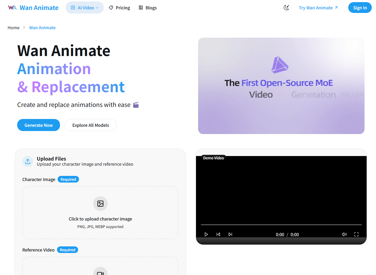 Wan Animate Top screenshot 3