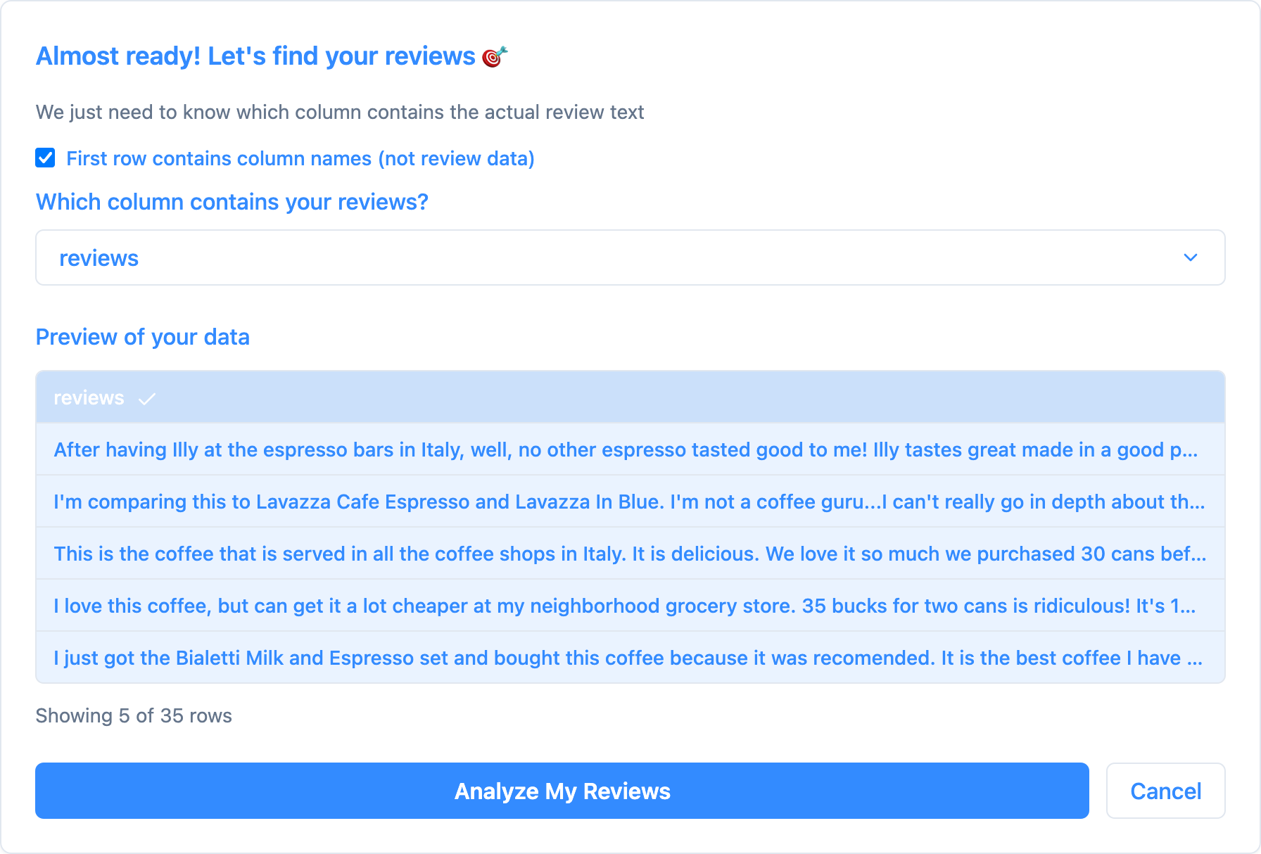 FeedbackIQ screenshot 2
