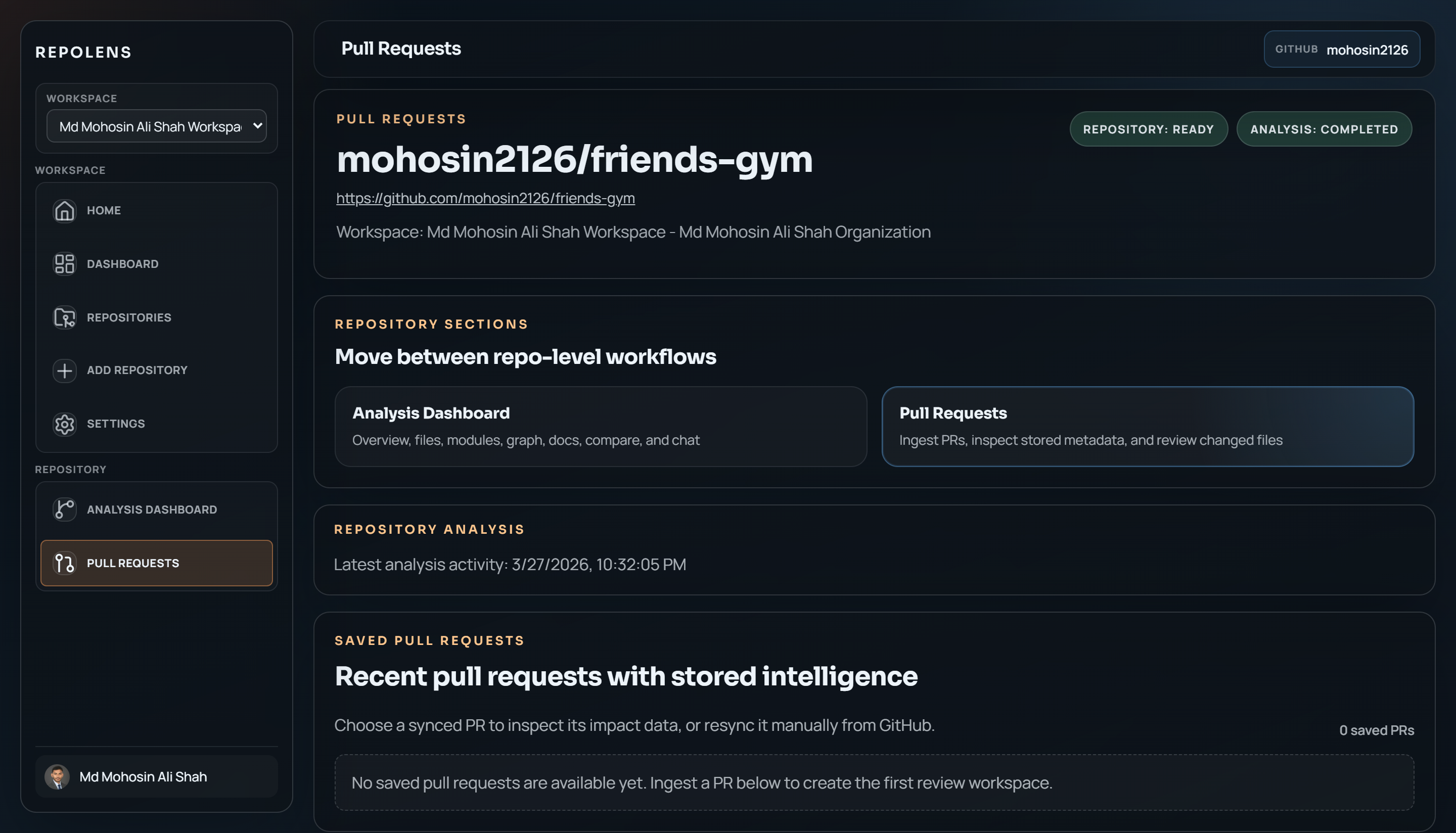 RepoLens screenshot 2