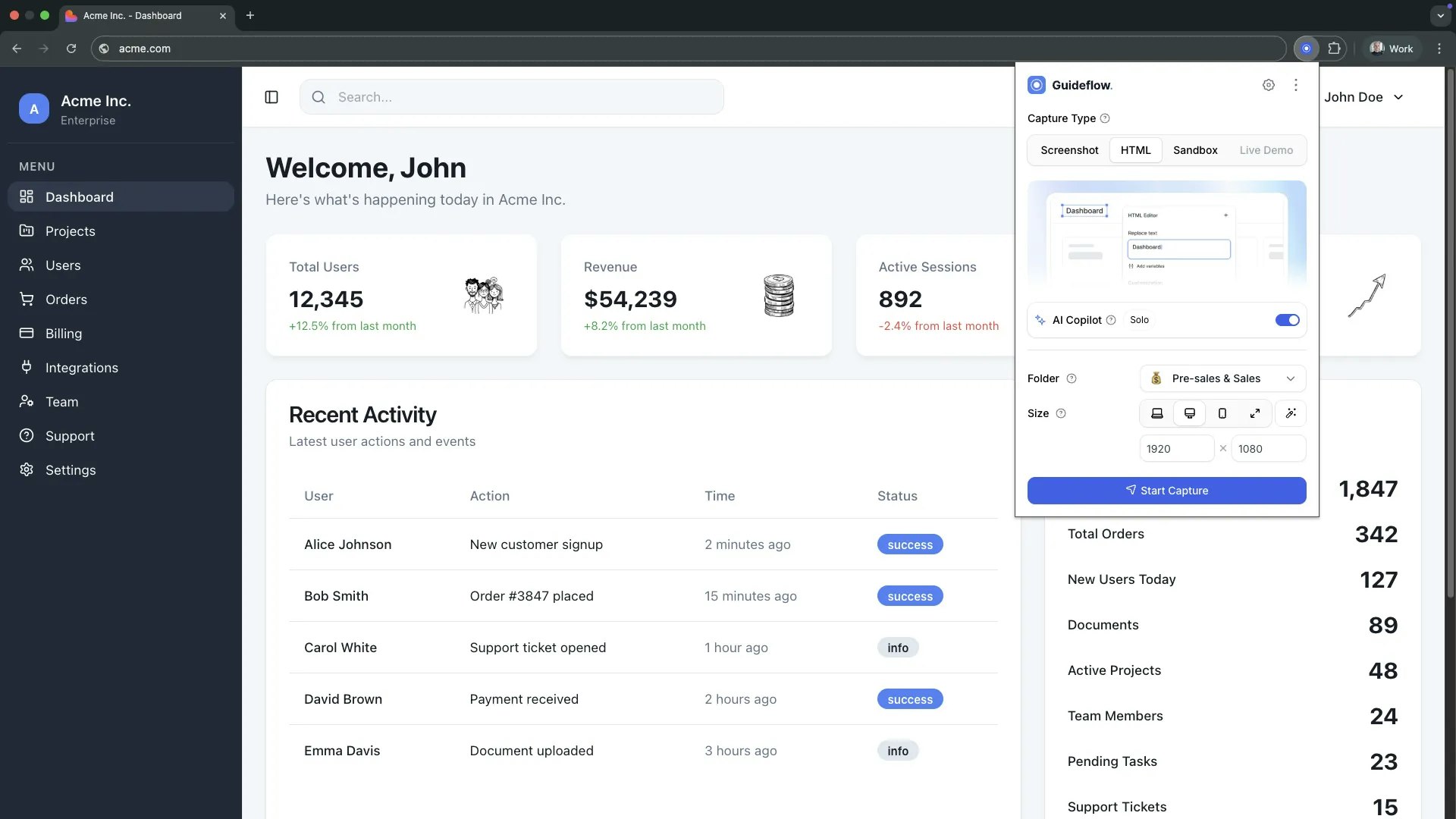 Guideflow screenshot 12