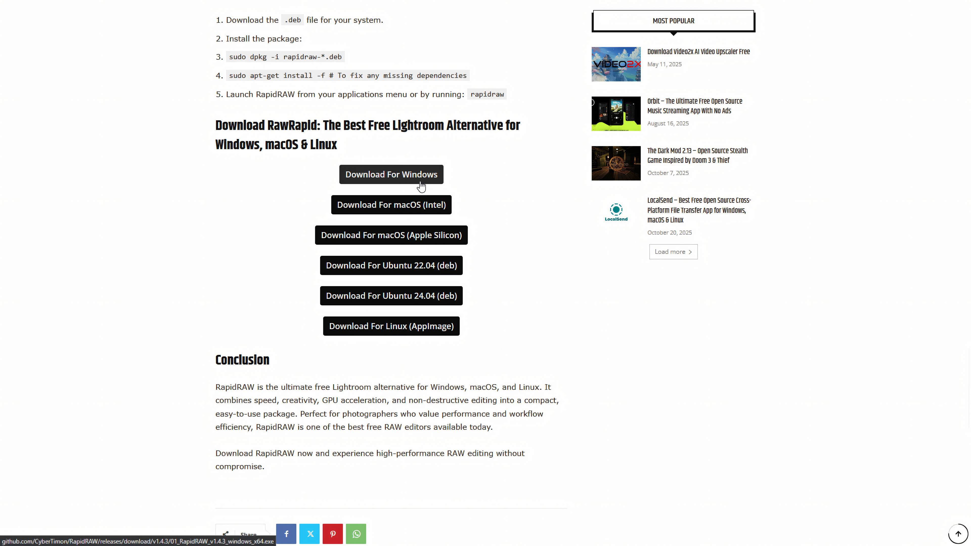 Firethering screenshot 4