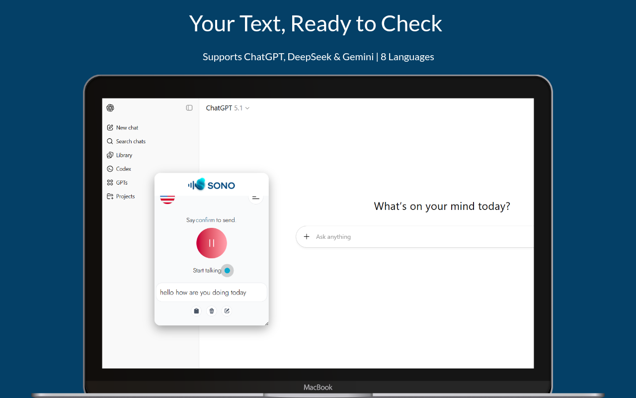 Sono AI Voice Assistant screenshot 3