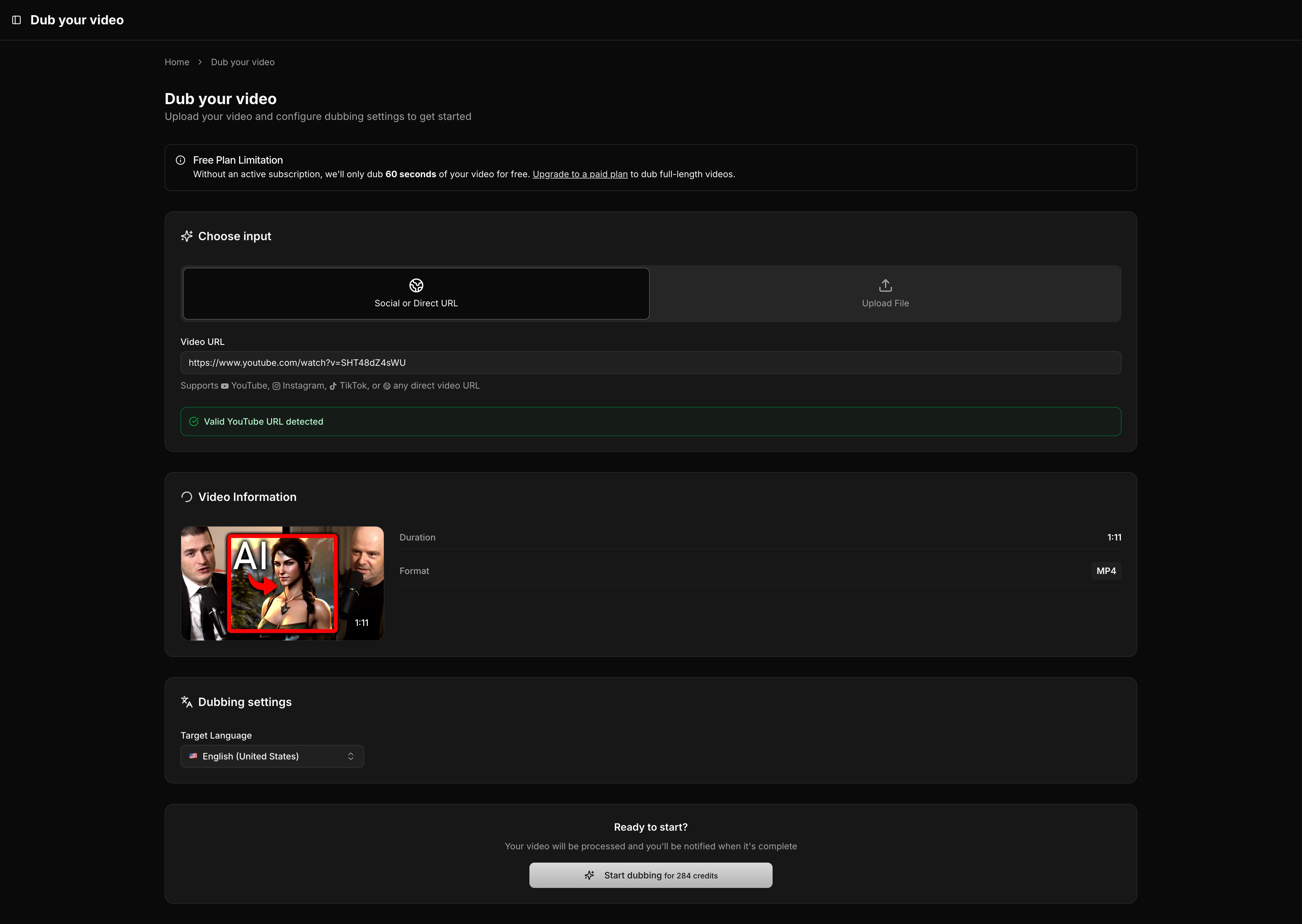 Subformer screenshot 2