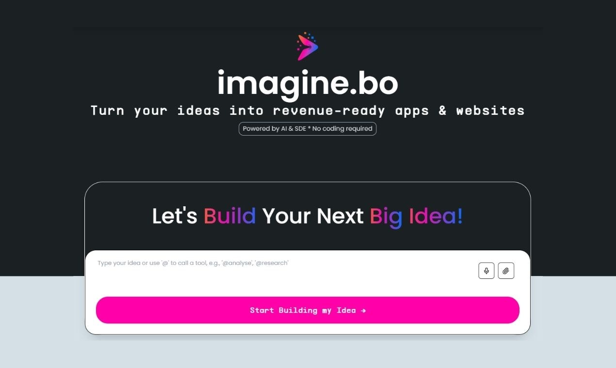 app.imagine.bo screenshot 1