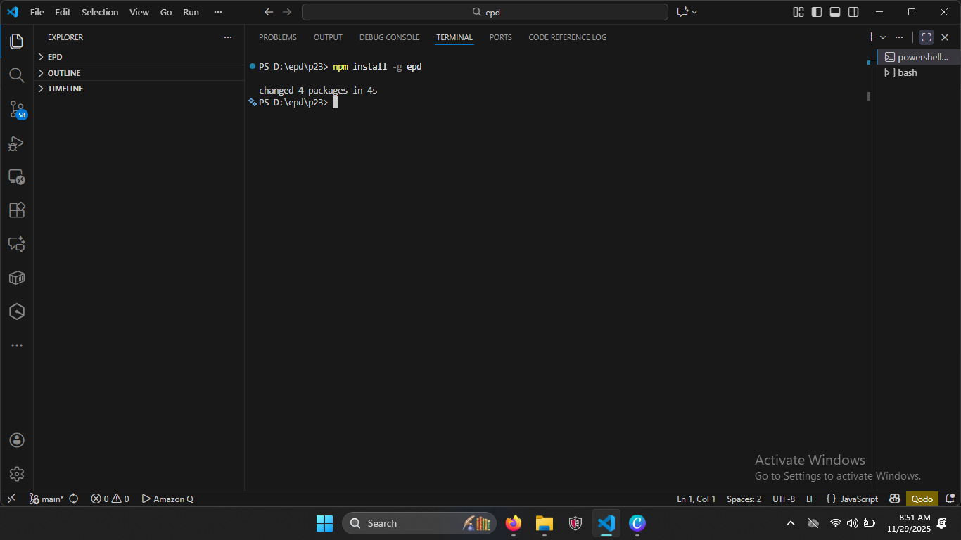 Enhanced Peer Dependencies screenshot 2