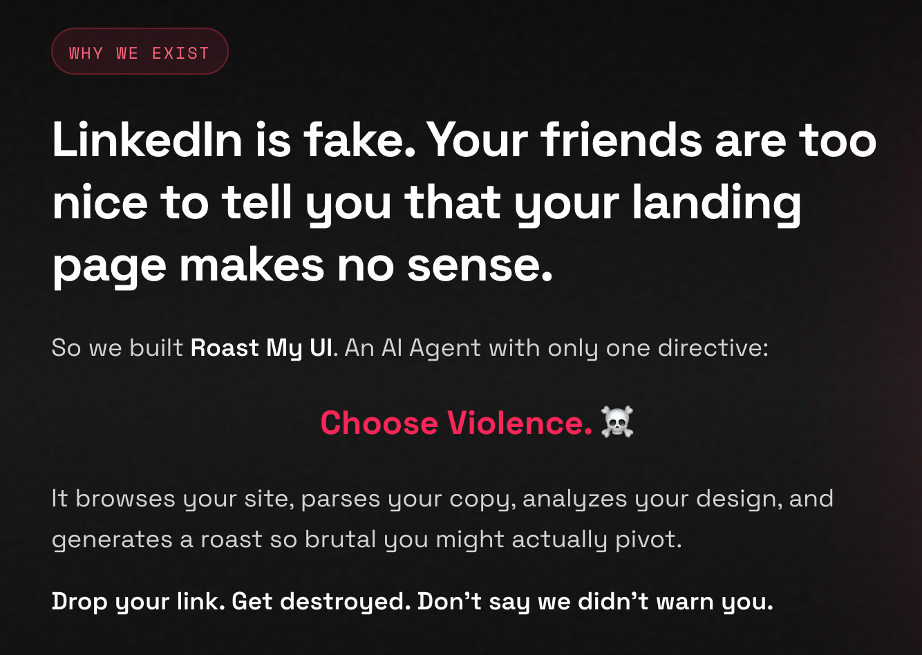 Roast My UI screenshot 1