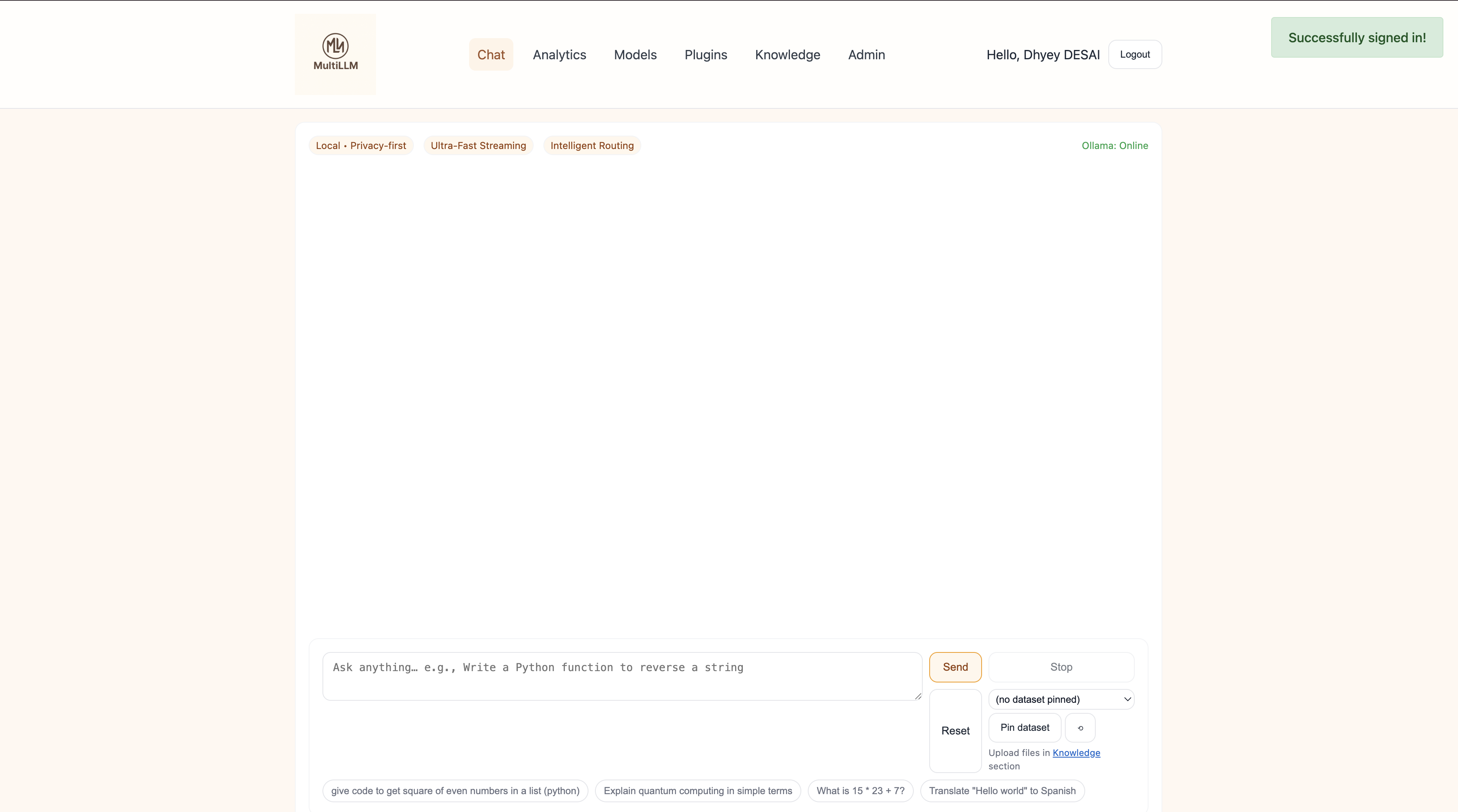 MultiLLM - Privacy-First Enterprise AI screenshot 3