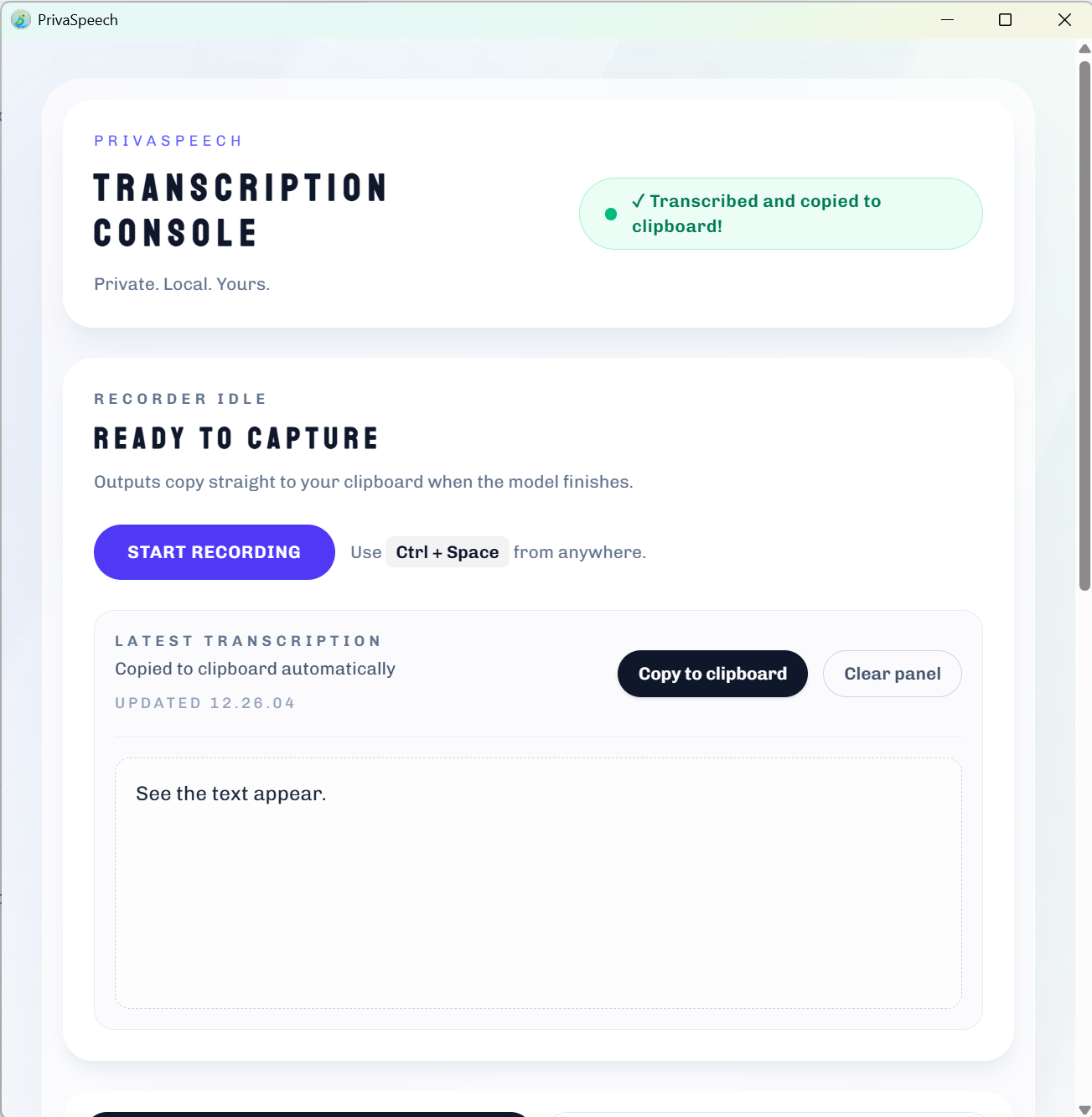 PrivaSpeech screenshot 4