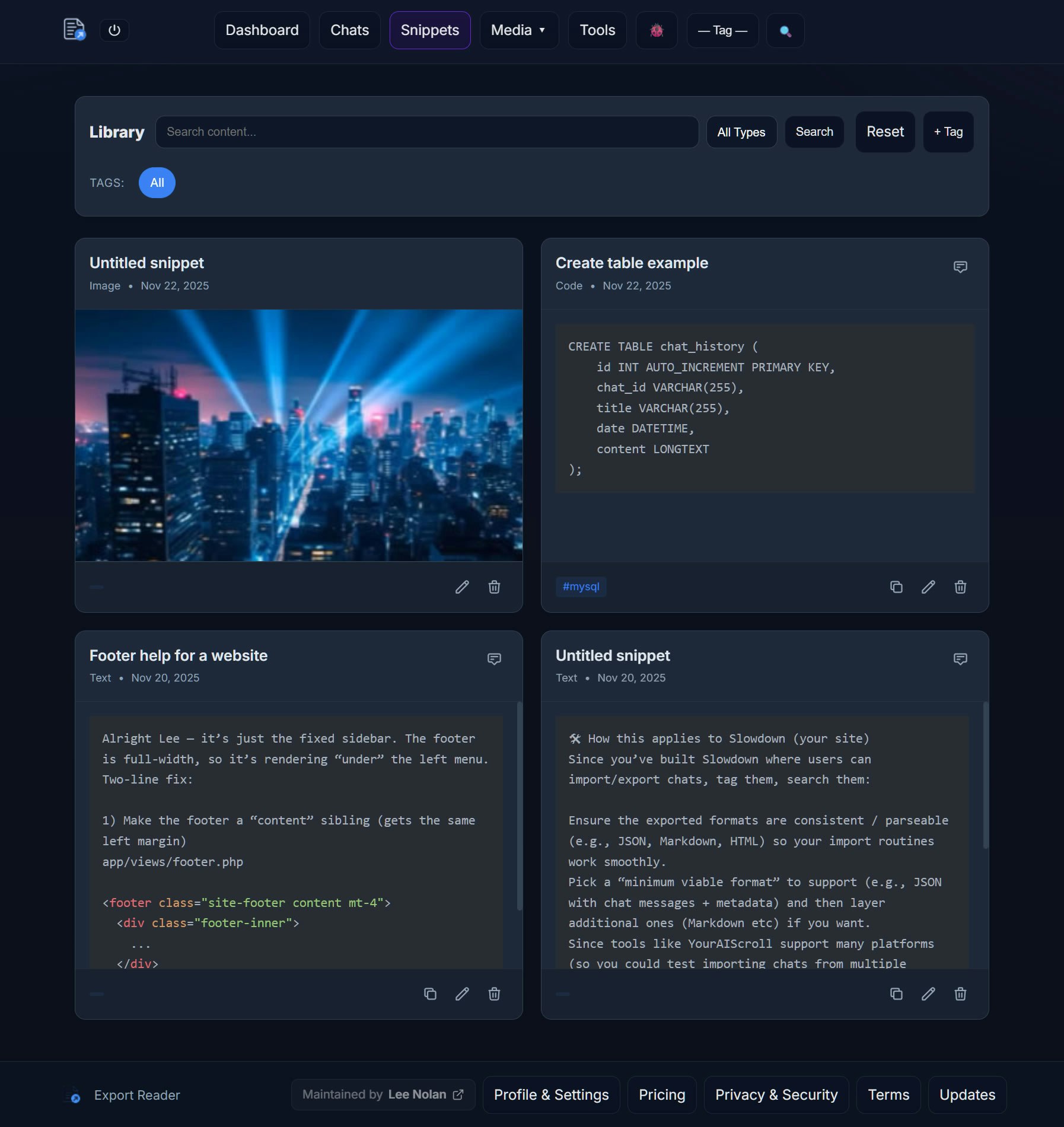 ExportReader — ChatGPT Export Search screenshot 3