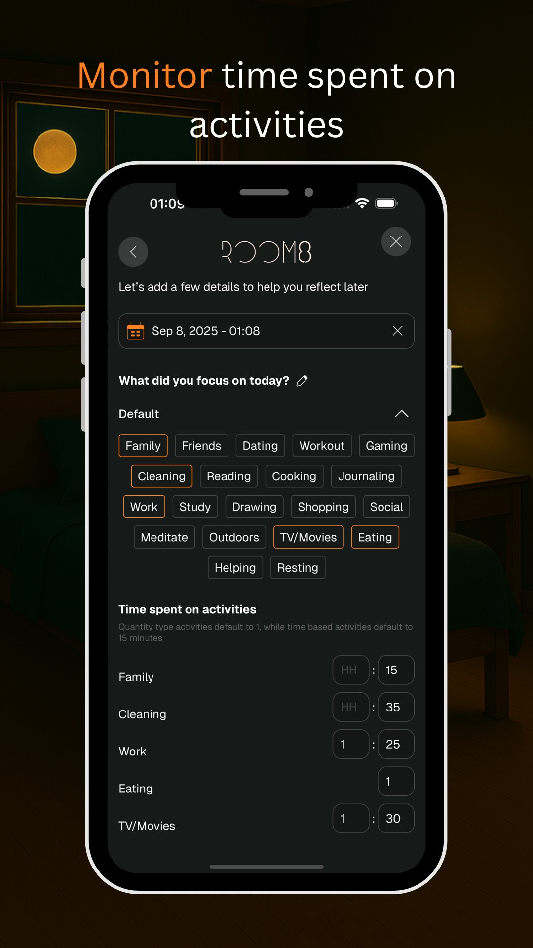 Room8: AI Mood Tracker screenshot 4